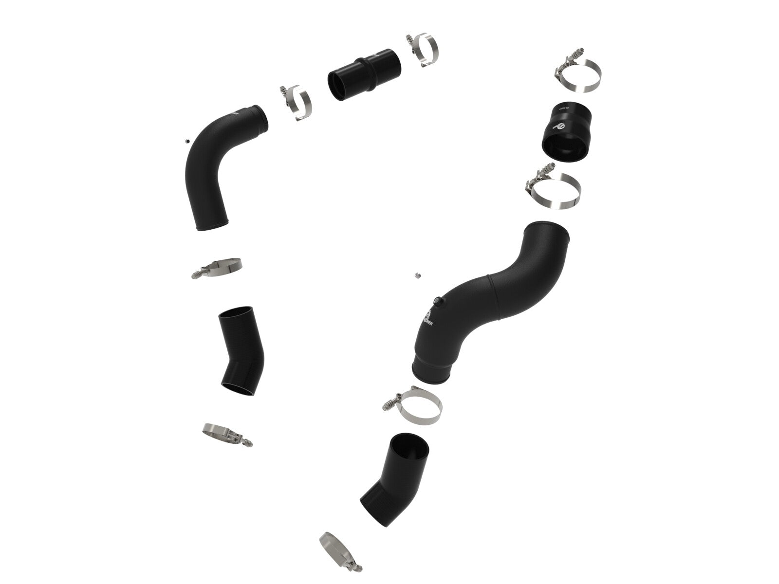 BladeRunner Aluminum Hot and Cold Charge Pipe Kit Ram Diesel Trucks 25-26 L6-6.7L (td) aFe Power