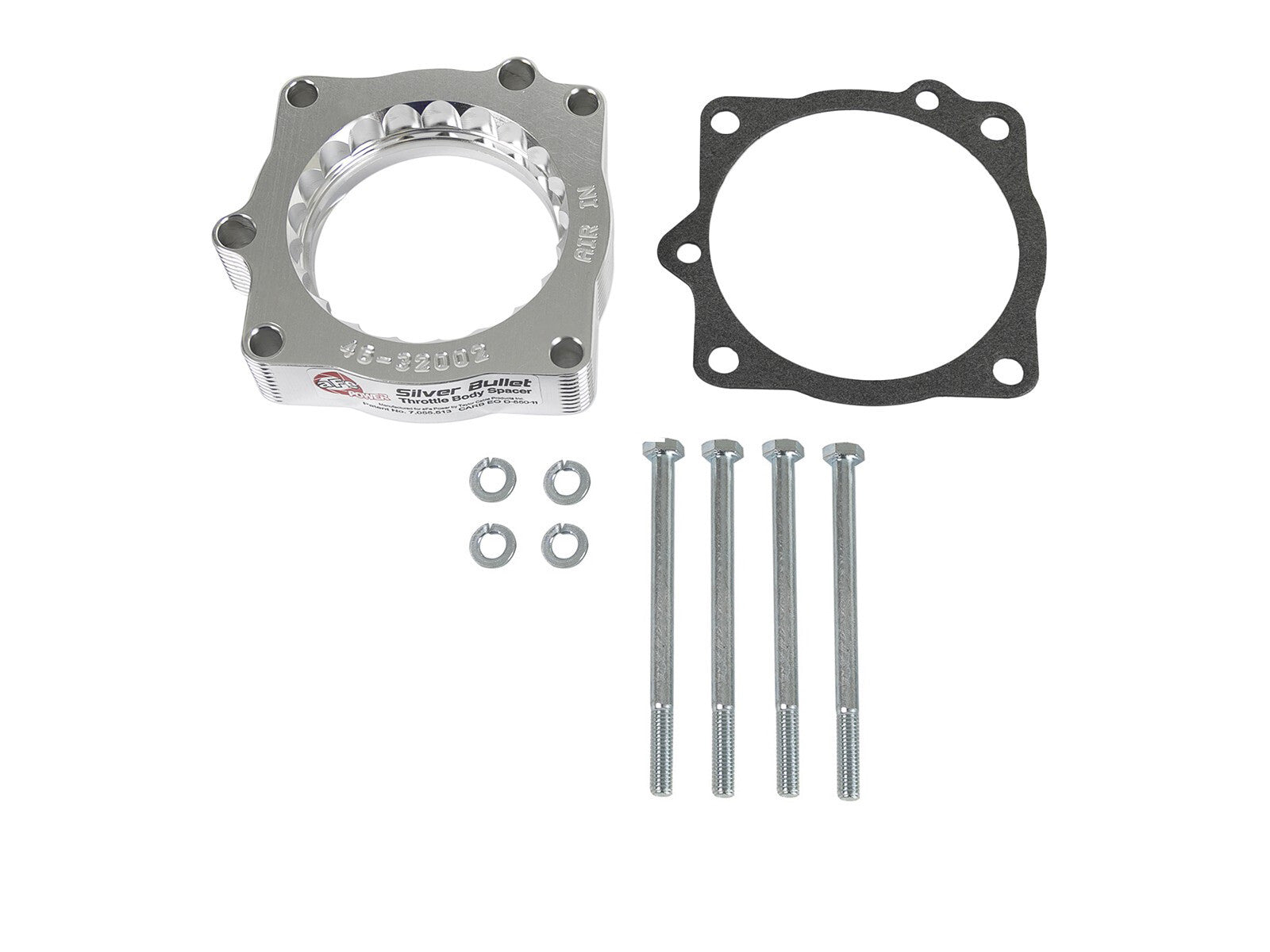 Silver Bullet Throttle Body Spacer Kit Dodge Trucks 03-08 V8-5.7L Hemi w/ aFe POWER Air Intake Only aFe Power