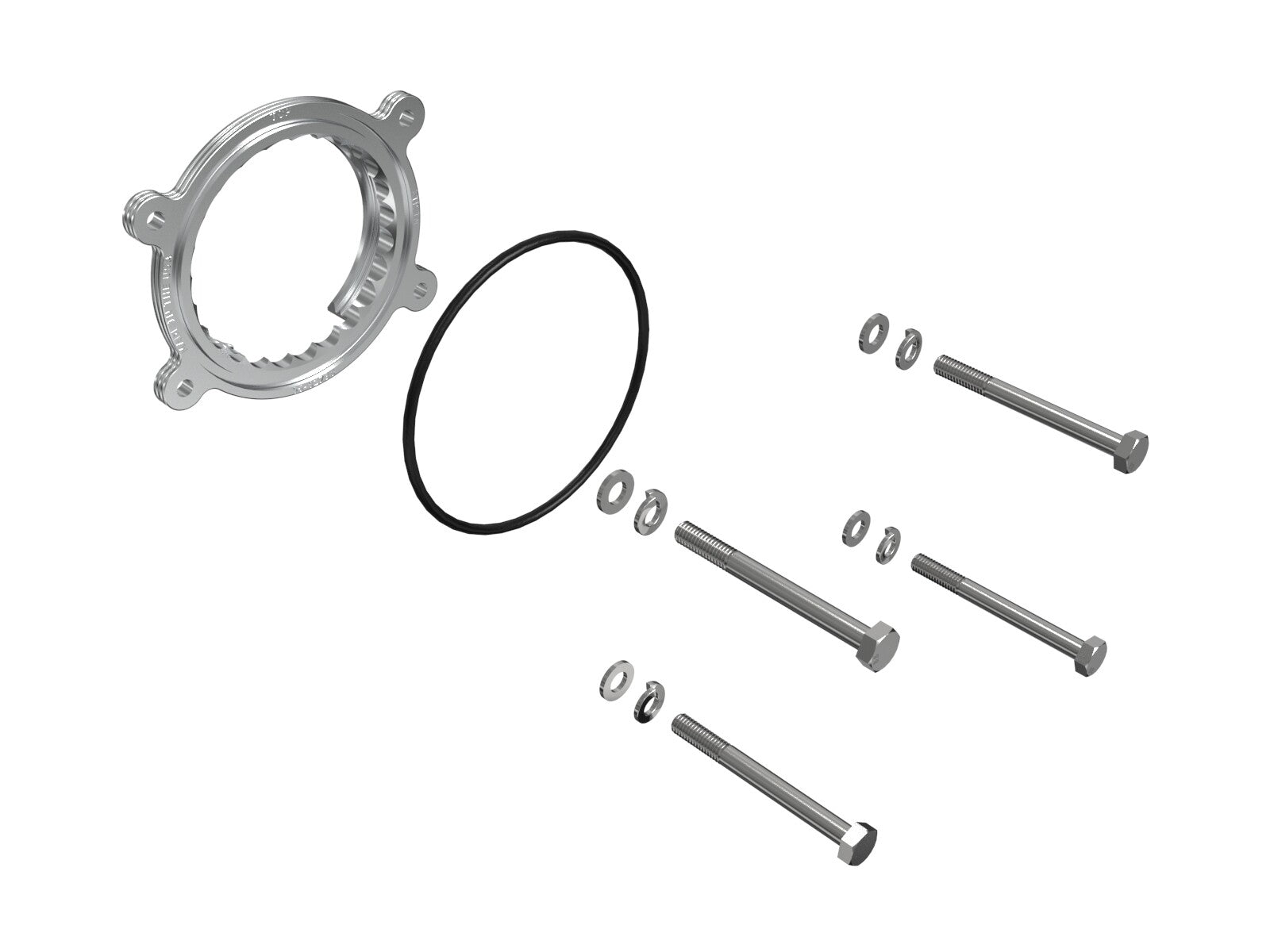 Silver Bullet Throttle Body Spacer Kit Ford Super Duty 23-25 V8-7.3L aFe Power