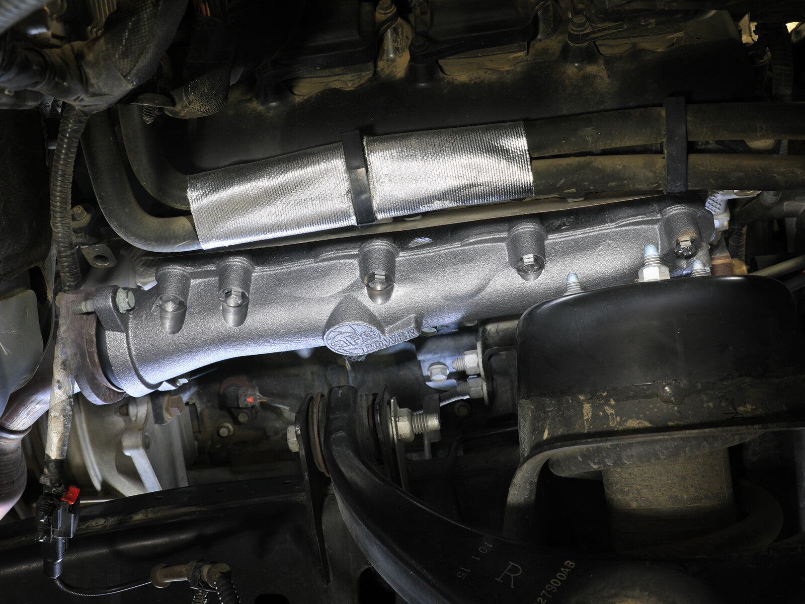 BladeRunner Ported Ductile Iron Exhaust Manifold Dodge/Ram 1500 09-18/Ram 1500 Classic 19-24 V8-5.7L Hemi aFe Power