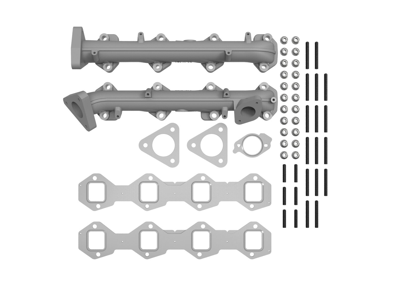 BladeRunner Ported Ductile Iron Exhaust Manifold Ford Diesel Trucks 11-14 V8-6.7L (td) aFe Power