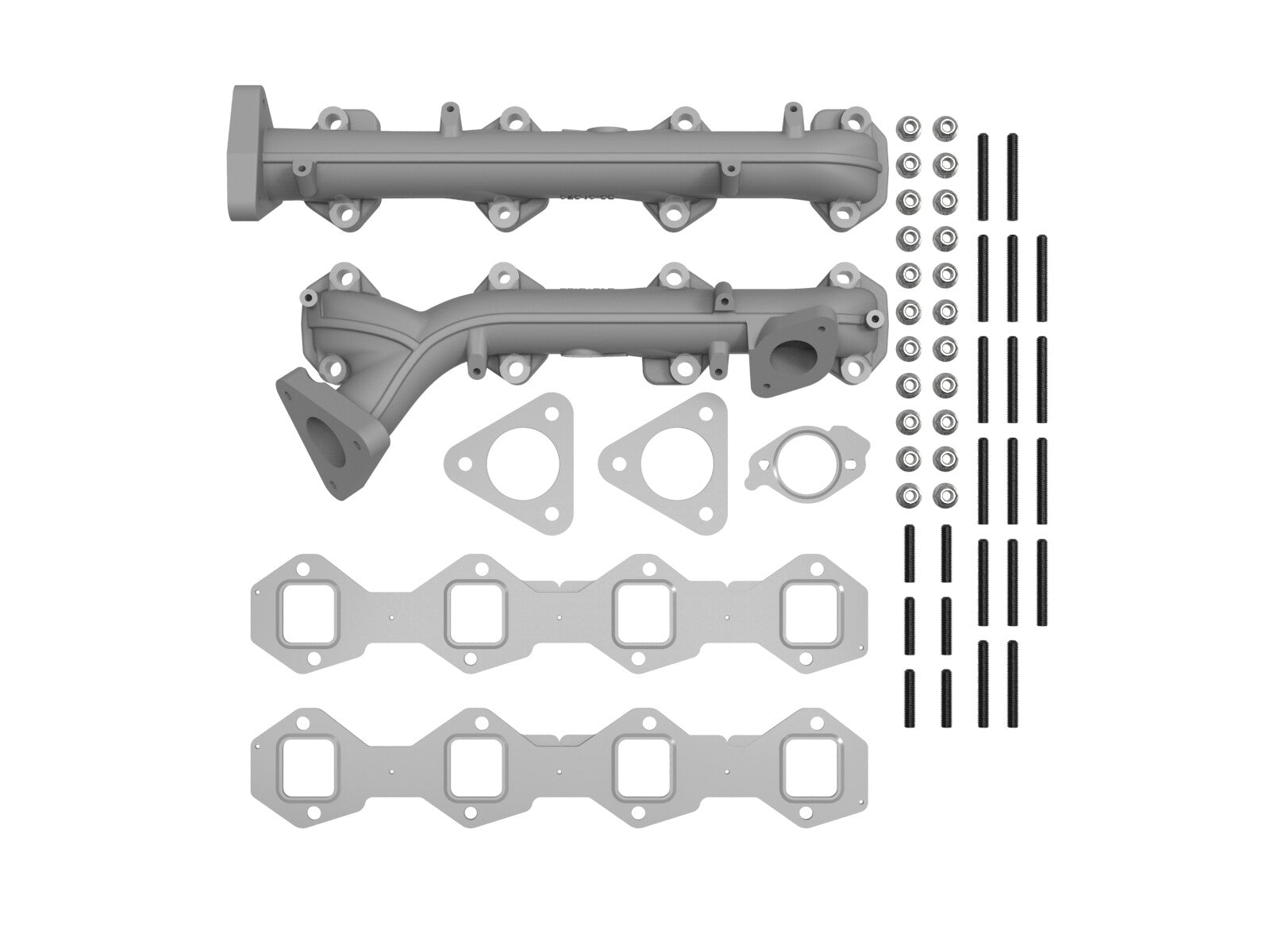 BladeRunner Ported Ductile Iron Exhaust Manifold Ford Diesel Trucks 15-19 V8-6.7L (td) aFe Power