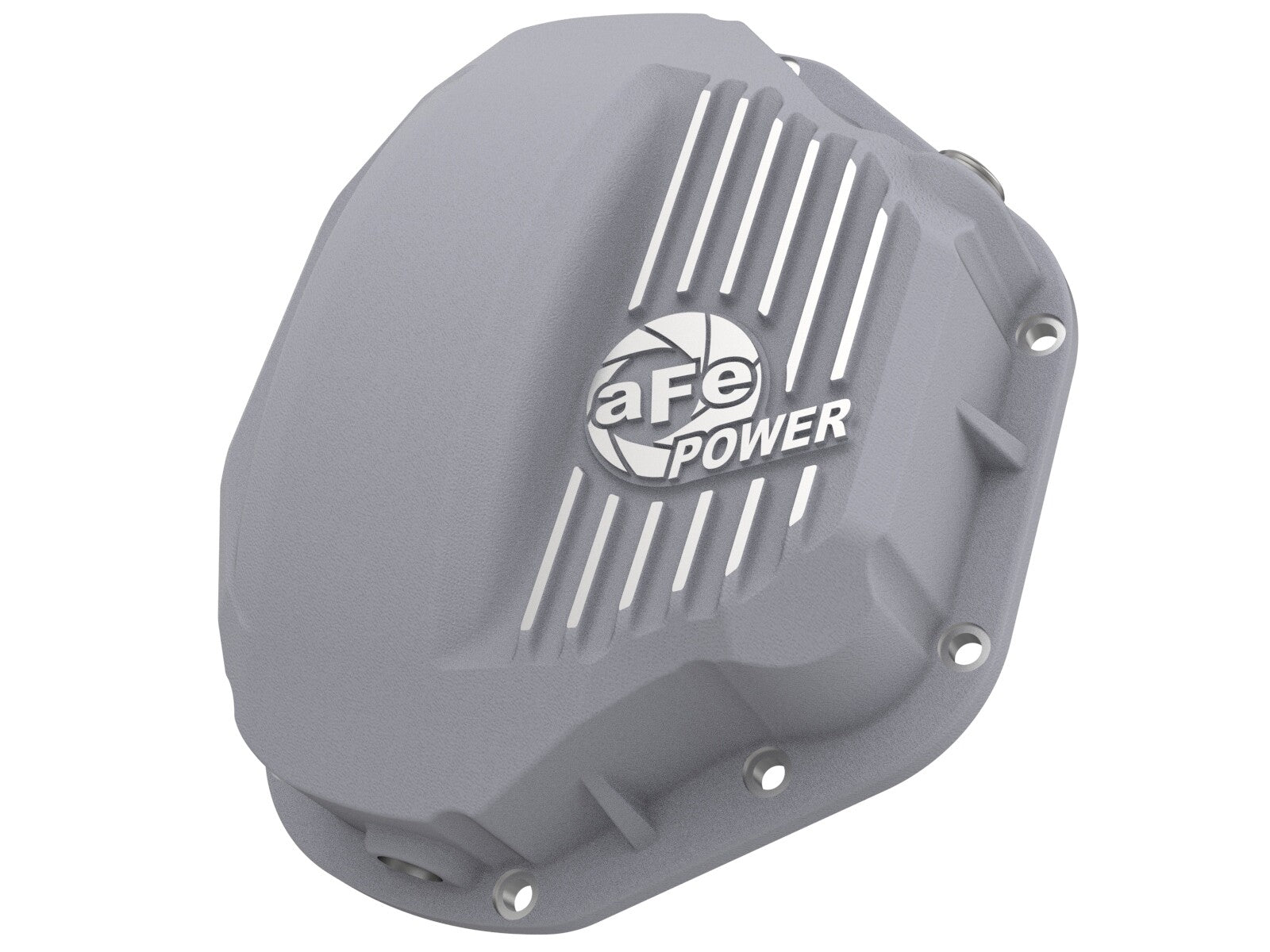Street Series Rear Differential Cover Raw w/ Machined Fins Dodge Diesel Trucks 94-02 / Ford Diesel Trucks 99-07 aFe Power