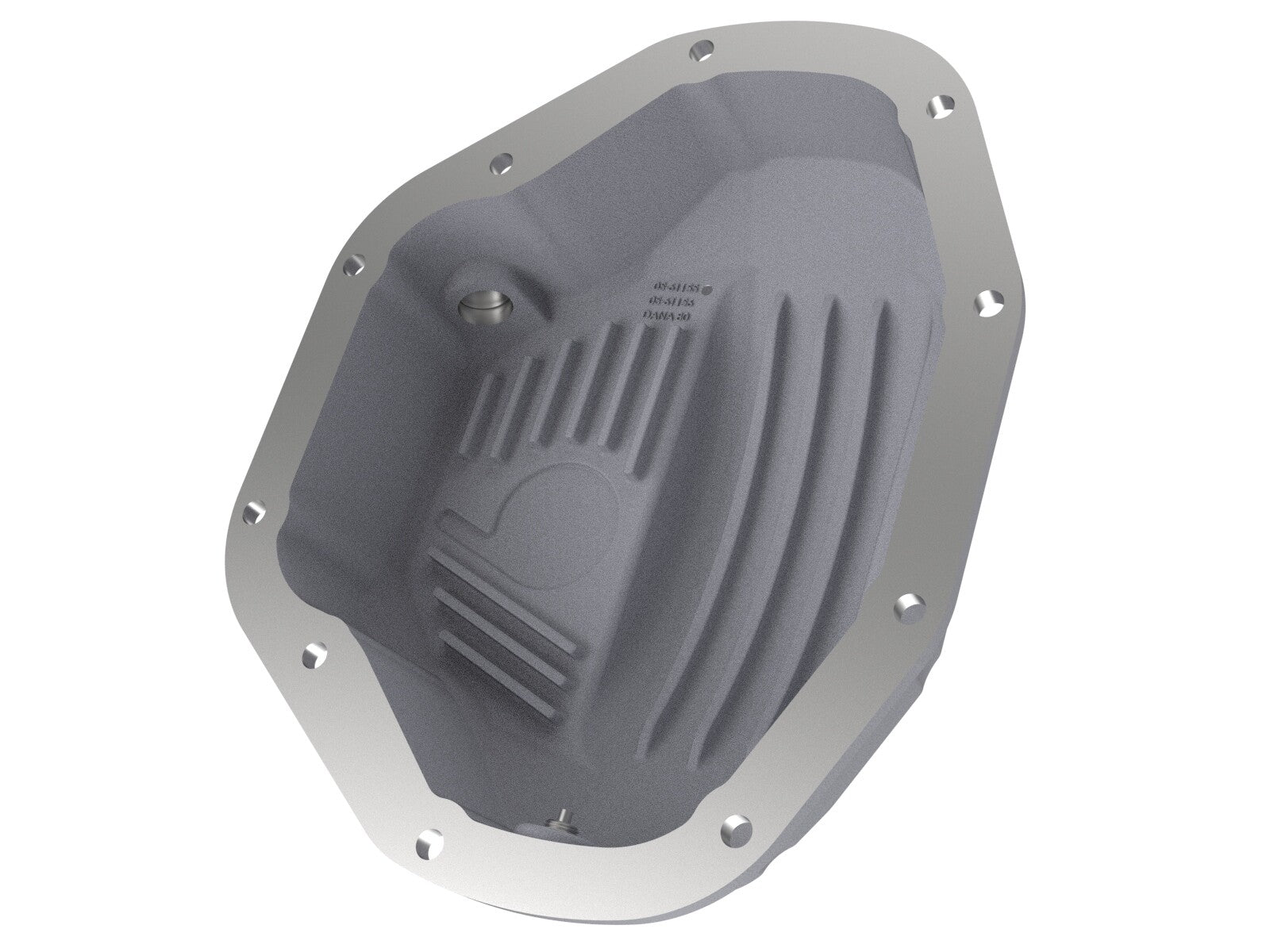 Street Series Rear Differential Cover Raw w/ Machined Fins Dodge Diesel Trucks 94-02 / Ford Diesel Trucks 99-07 aFe Power