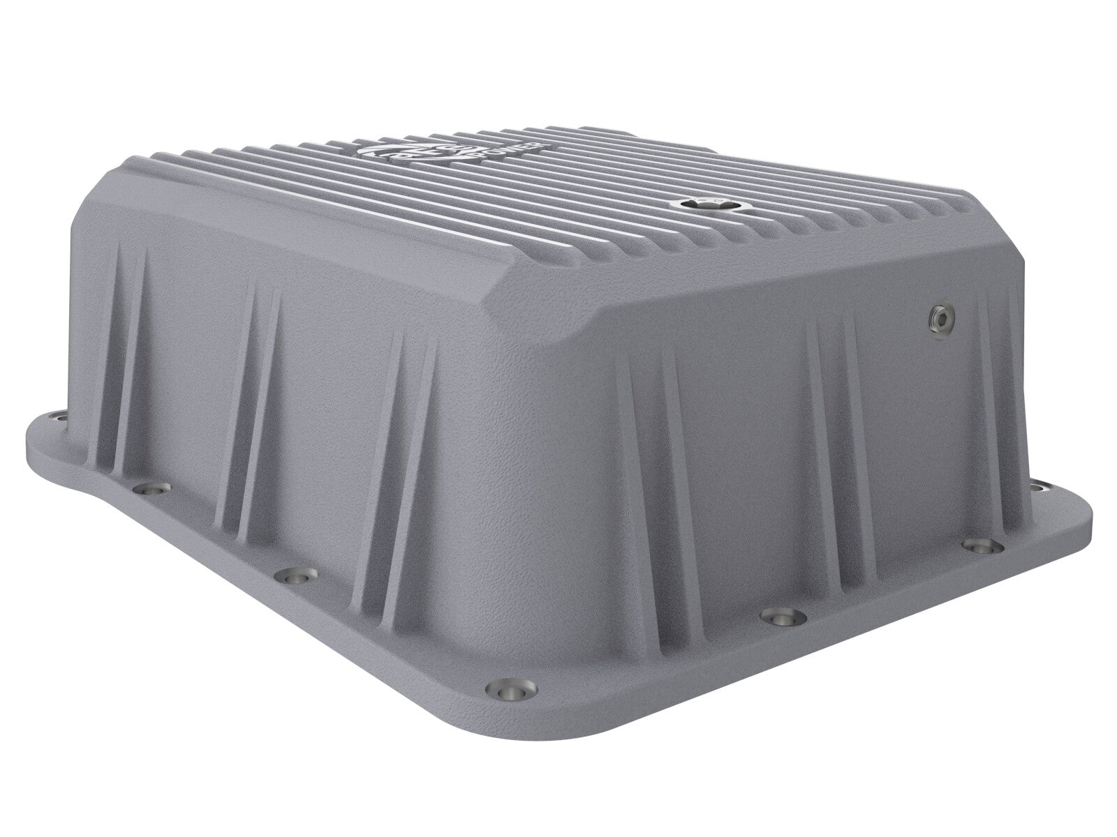 Street Series Transmission Pan Raw w/ Machined Fins GM Diesel Trucks 01-19 V8-6.6L (td) LB7/Lly/Lbz/Lmm/Lml/L5P aFe Power