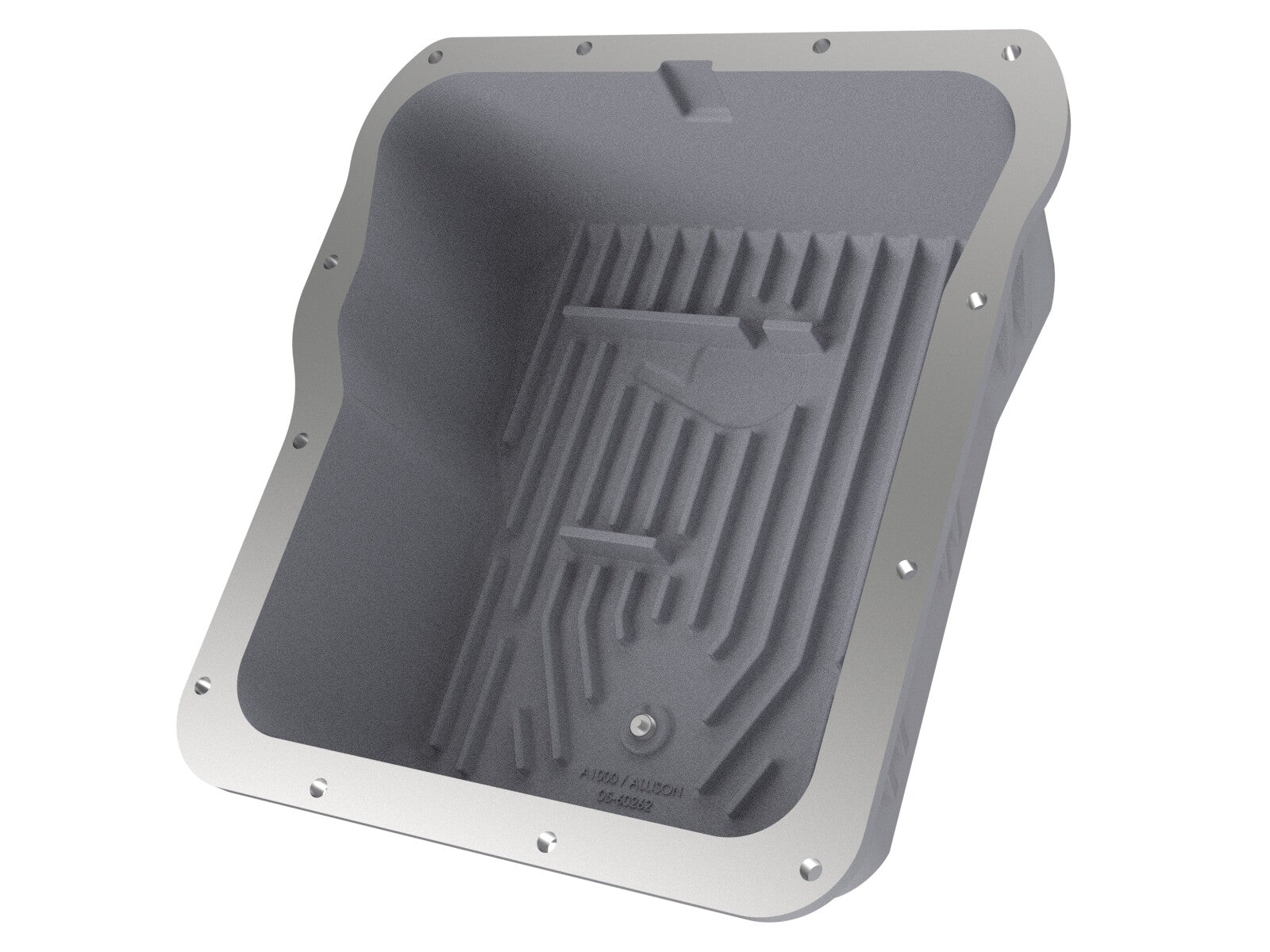 Street Series Transmission Pan Raw w/ Machined Fins GM Diesel Trucks 01-19 V8-6.6L (td) LB7/Lly/Lbz/Lmm/Lml/L5P aFe Power