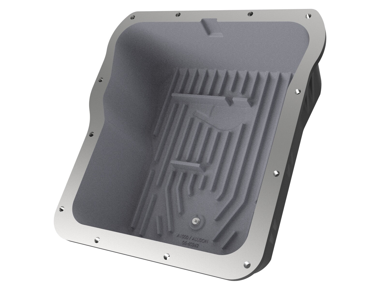Pro Series Transmission Pan Black w/ Machined Fins GM Diesel Trucks 01-19 V8-6.6L (td) LB7/Lly/Lbz/Lmm/Lml/L5P aFe Power
