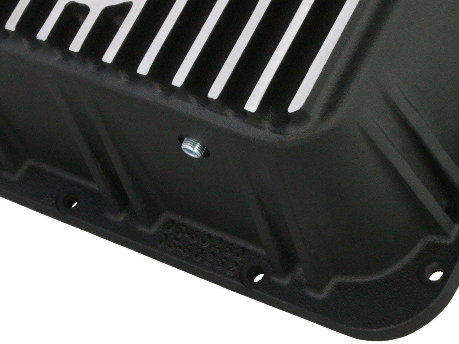 Pro Series Transmission Pan Black w/ Machined Fins GM Diesel Trucks 01-19 V8-6.6L (td) LB7/Lly/Lbz/Lmm/Lml/L5P aFe Power