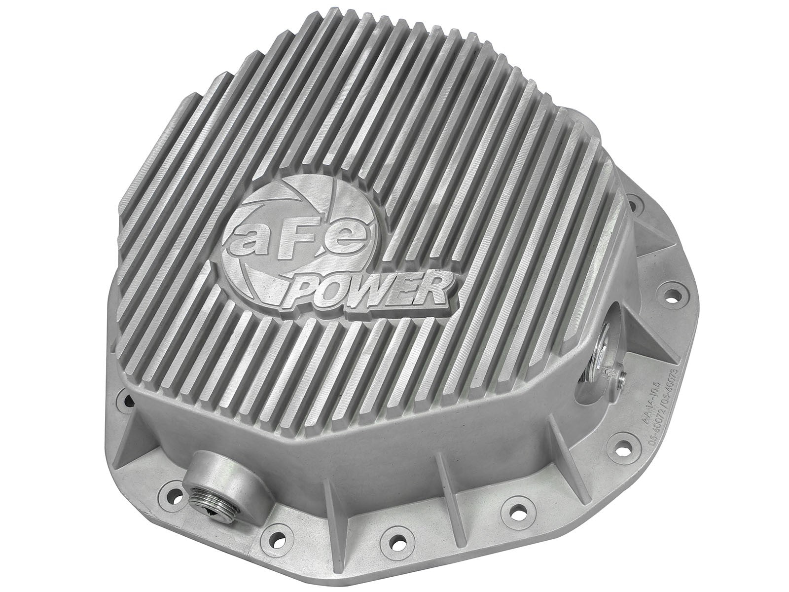 Street Series Rear Differential Cover Raw w/ Machined Fins Dodge Diesel Trucks 03-05 L6-5.9L (td) aFe Power