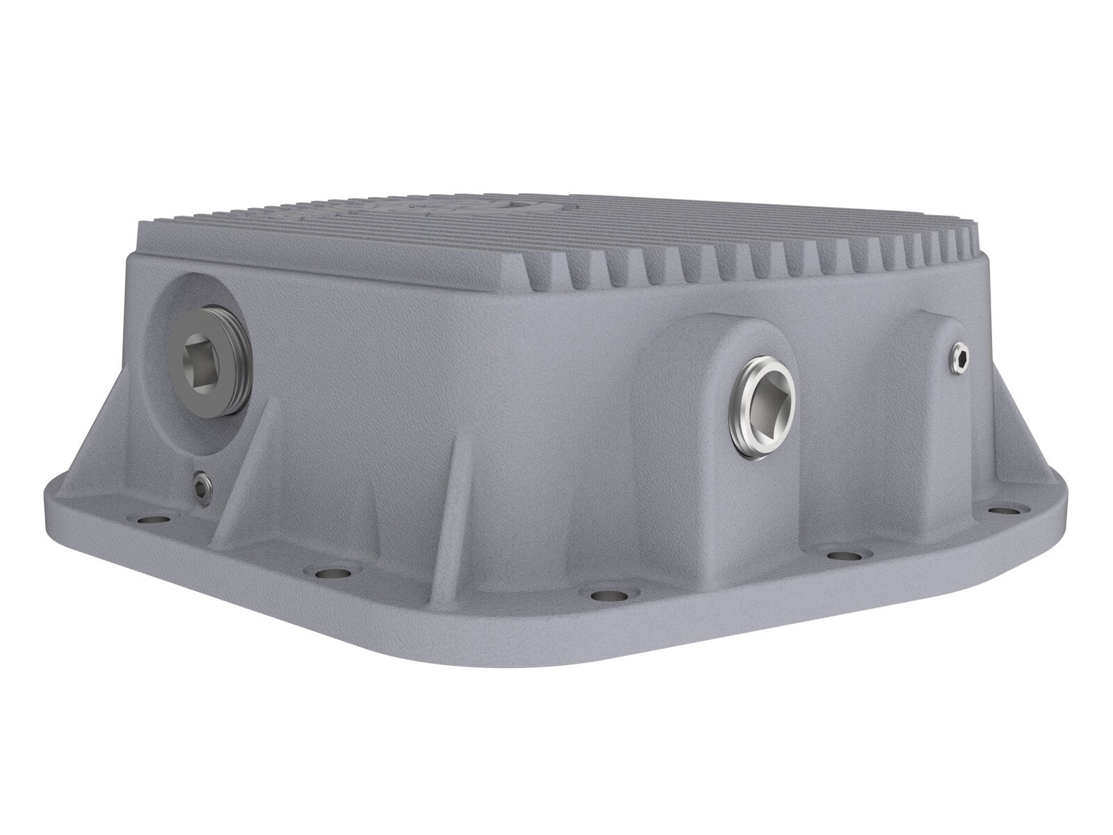 Street Series Rear Differential Cover Raw w/ Machined Fins Ford F-150 97-23 (9.75-12) aFe Power