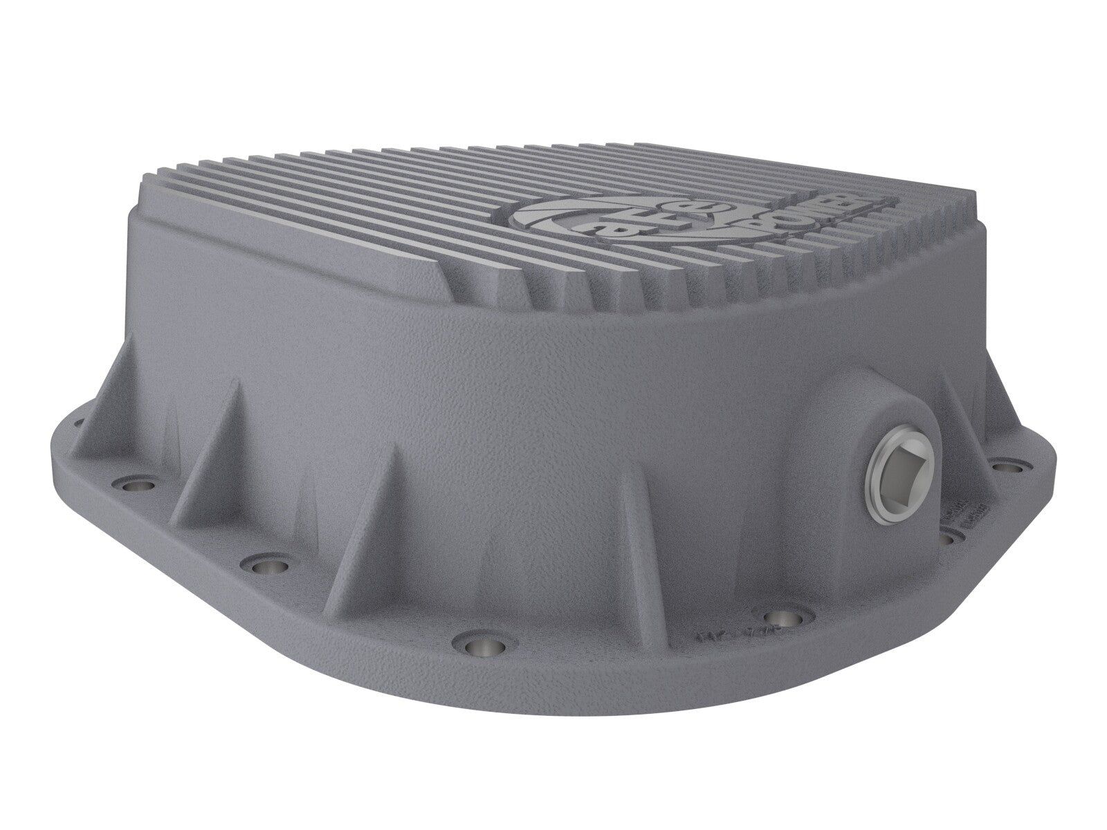 Street Series Rear Differential Cover Raw w/ Machined Fins Ford F-150 97-23 (9.75-12) aFe Power