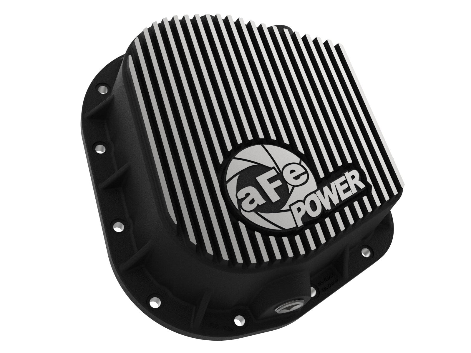 Pro Series Rear Differential Cover Black w/ Machined Fins Ford F-150 97-23 (9.75-12) aFe Power