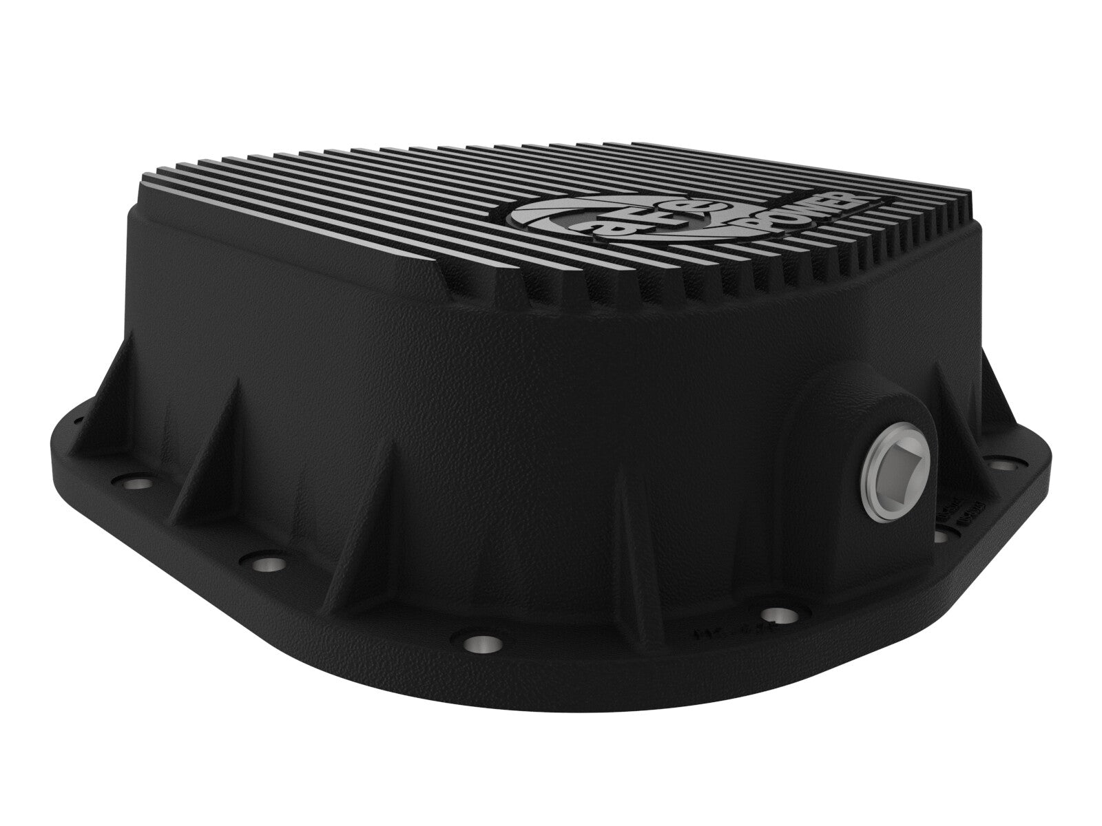 Pro Series Rear Differential Cover Black w/ Machined Fins Ford F-150 97-23 (9.75-12) aFe Power