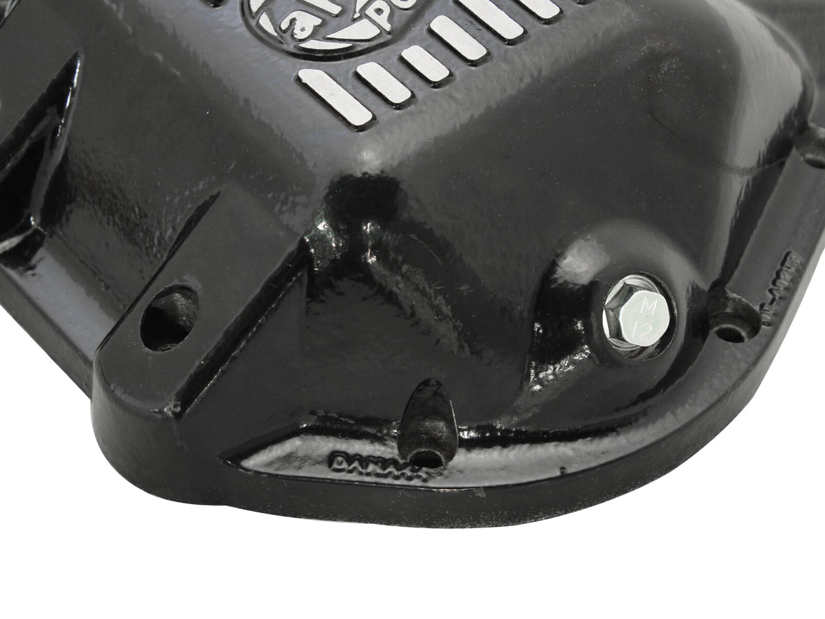 Pro Series Rear Differential Cover Black w/ Machined Fins Jeep Wrangler (TJ/JK) 97-18 Dana 44 aFe Power
