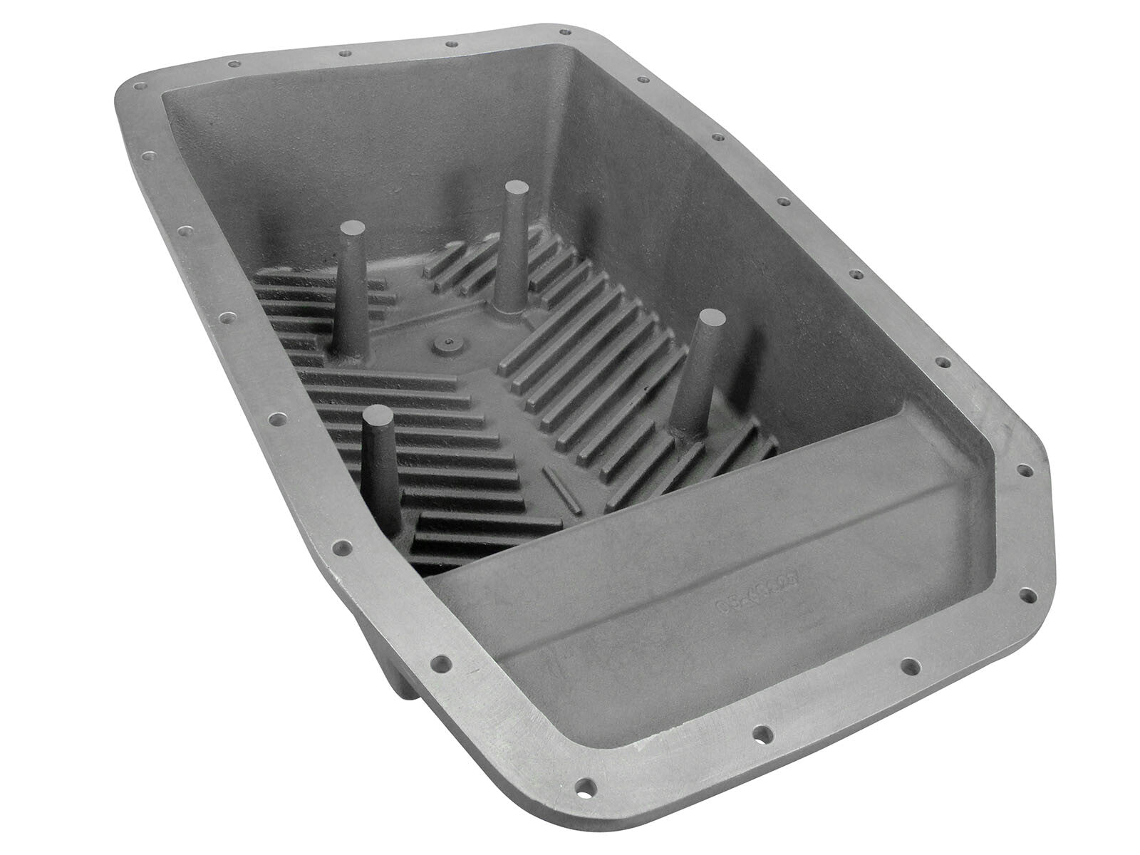 Street Series Transmission Pan Black w/ Machined Fins Ford F-150 Trucks 09-20 (6R80 Transmission) aFe Power