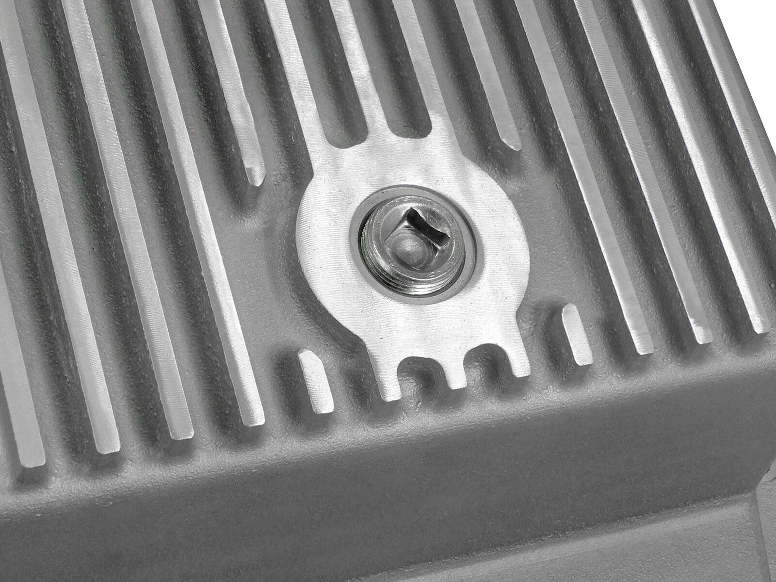 Street Series Transmission Pan Black w/ Machined Fins Ford F-150 Trucks 09-20 (6R80 Transmission) aFe Power