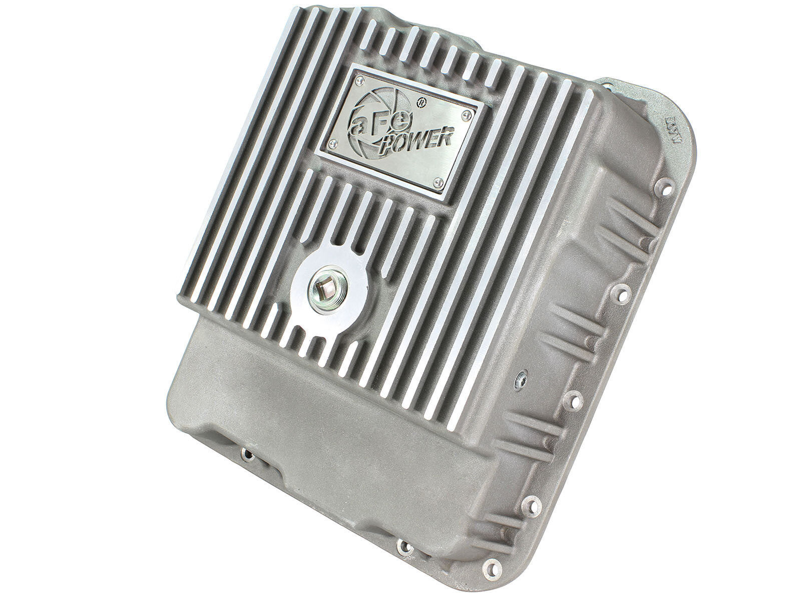 Street Series Transmission Pan Raw w/ Machined Fins GM Trucks 99-16 aFe Power