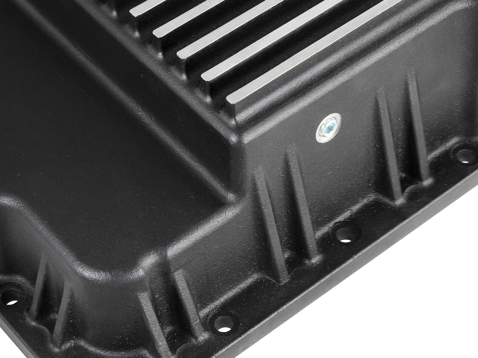 Pro Series Transmission Pan Black w/ Machined Fins GM Trucks 99-16 aFe Power