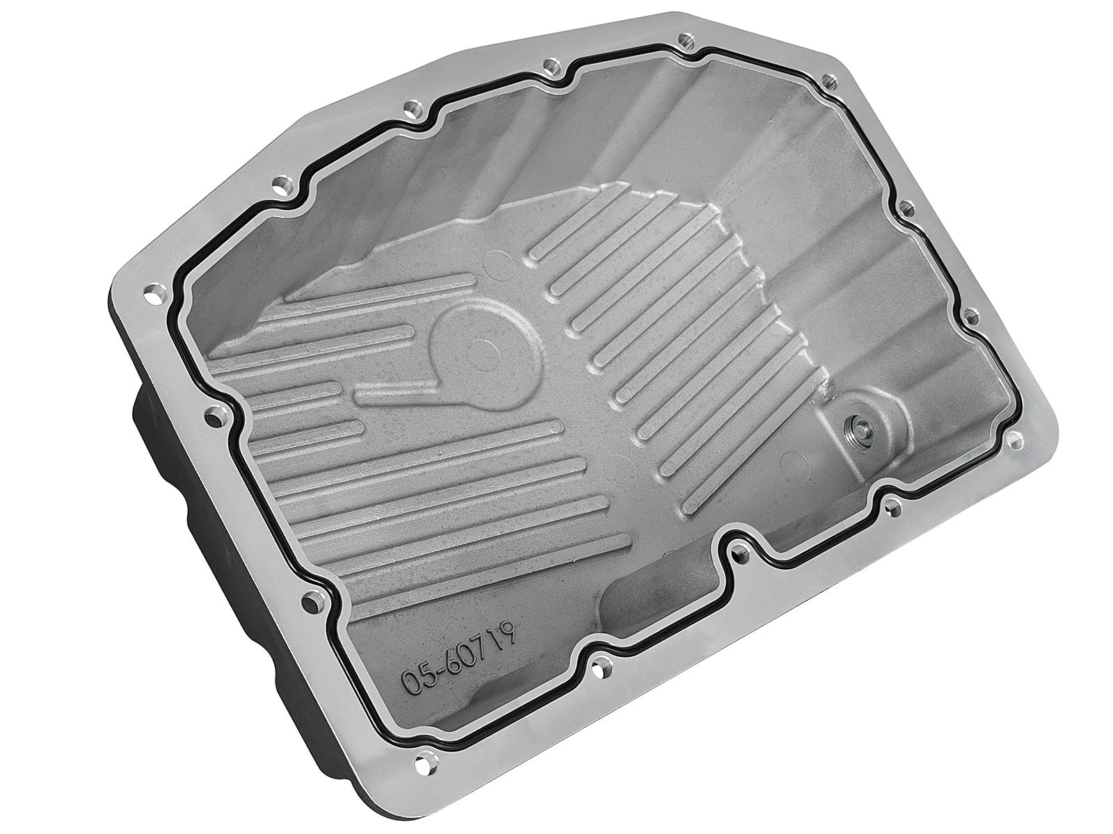 Pro Series Engine Oil Pan Black w/ Machined Fins Ford Diesel Trucks 11-26 V8-6.7L (td) aFe Power