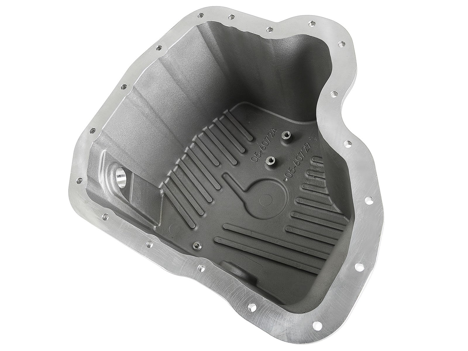 Street Series Engine Oil Pan Raw w/ Machined Fins GM Diesel Trucks 11-16 V8-6.6L (td) Lml aFe Power