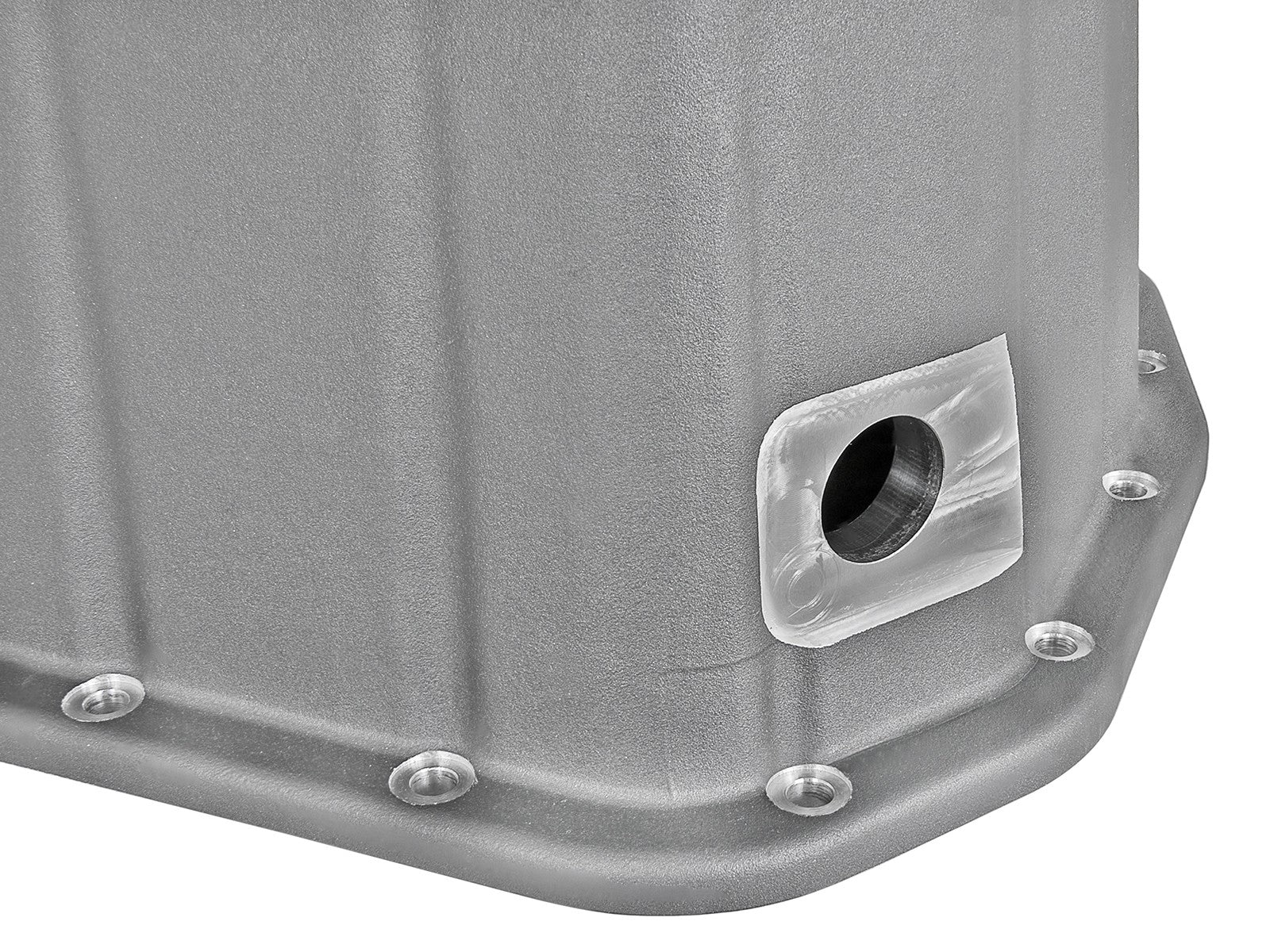 Street Series Engine Oil Pan Raw w/ Machined Fins GM Diesel Trucks 11-16 V8-6.6L (td) Lml aFe Power