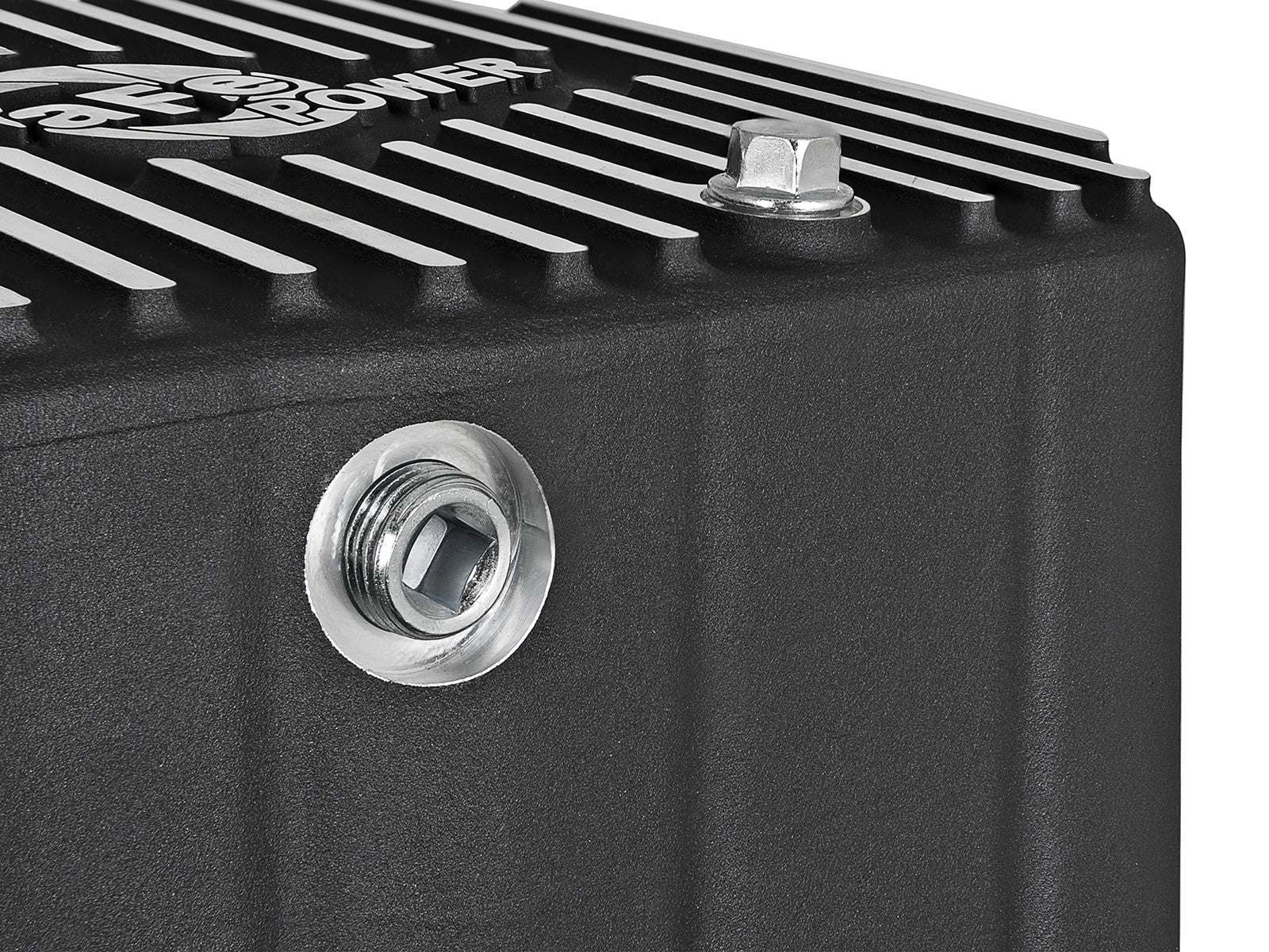 Pro Series Engine Oil Pan Black w/ Machined Fins GM Diesel Trucks 11-16 V8-6.6L (td) Lml aFe Power