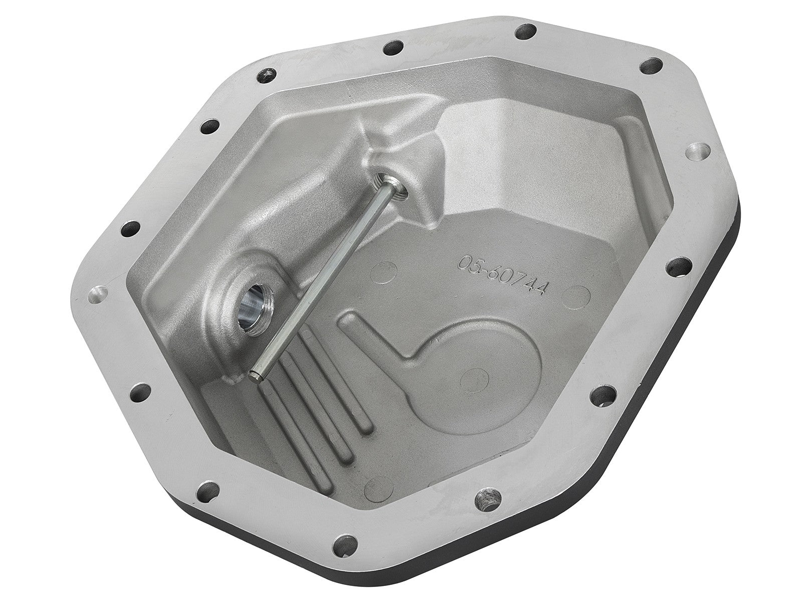 Pro Series Rear Differential Cover Black w/ Machined Fins Ford Diesel Trucks 17-23 V8-6.7L (td) (Dana M275-14) aFe Power
