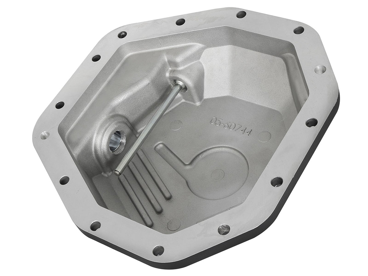 Pro Series Rear Differential Cover Black w/ Machined Fins Ford Diesel Trucks 17-23 V8-6.7L (td) (Dana M275-14) aFe Power
