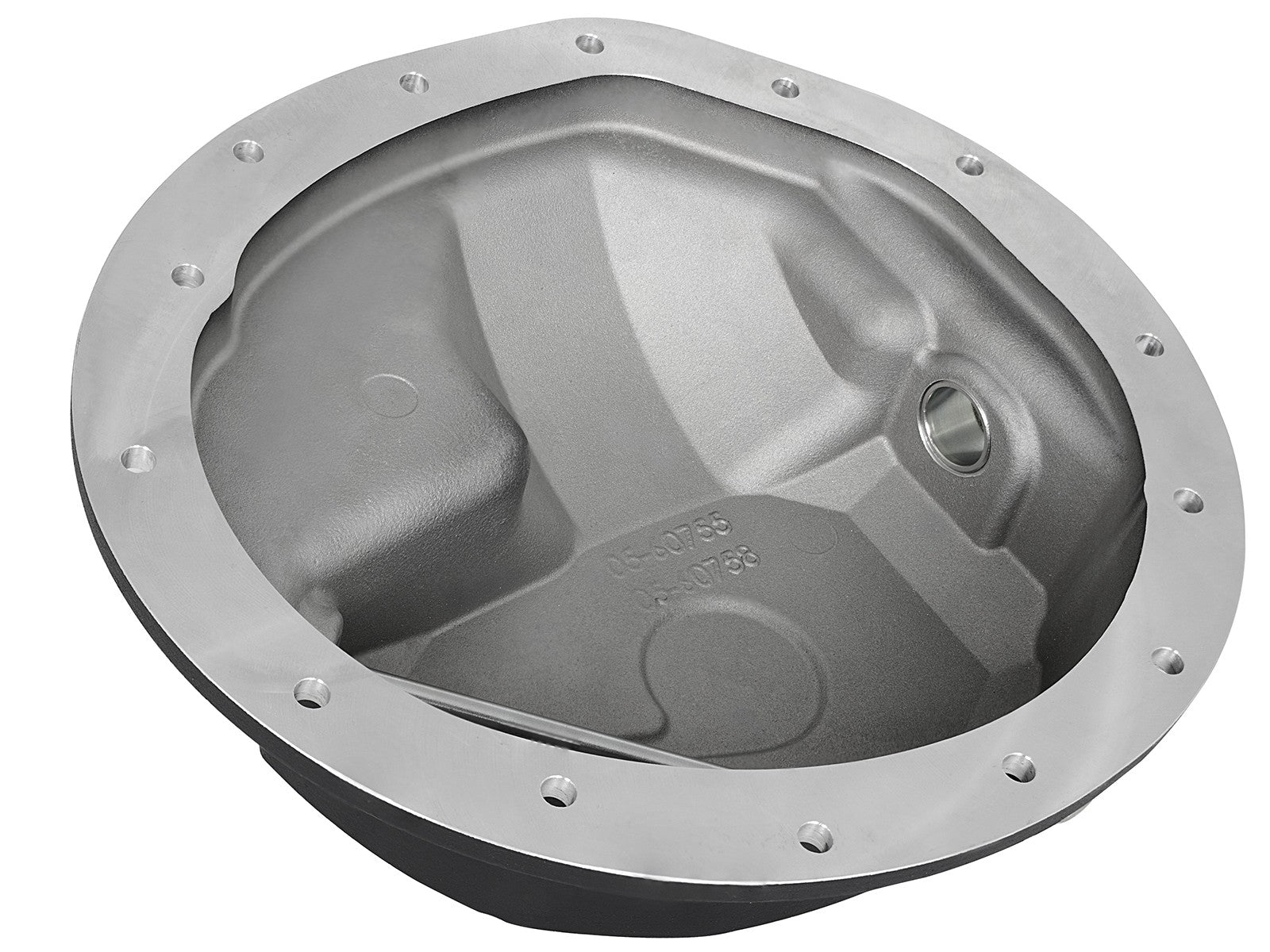 Pro Series Rear Differential Cover Black w/ Machined Fins Nissan Titan Xd 16-19 V8-5.0L (td) (Aam 9.5-14) aFe Power