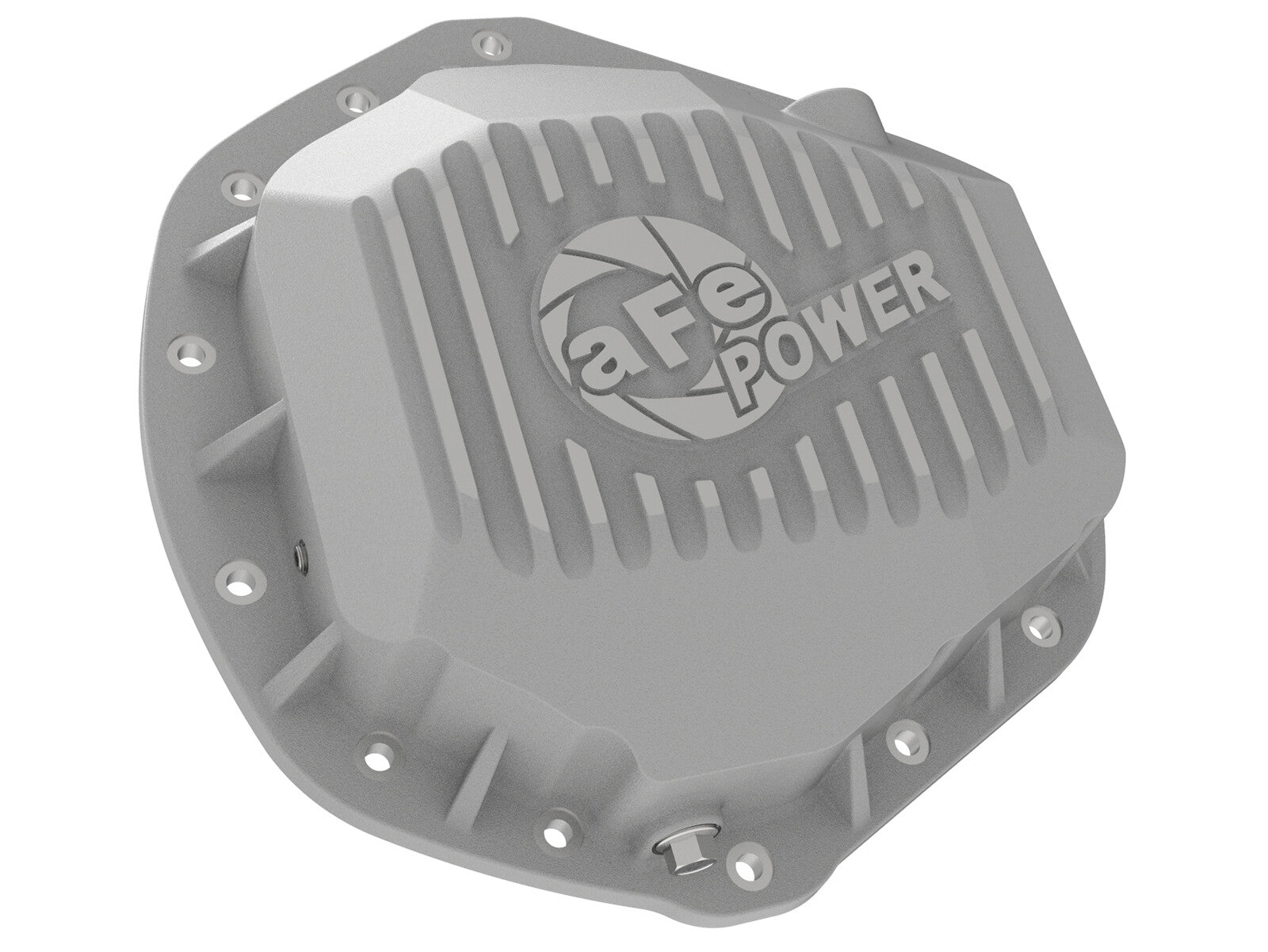 Street Series Rear Differential Cover Raw w/ Machined Fins Dodge Trucks 2500/3500 03-18 aFe Power
