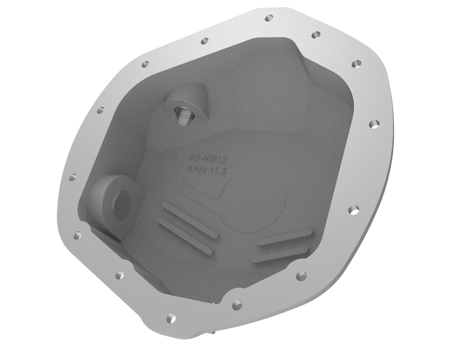 Street Series Rear Differential Cover Raw w/ Machined Fins Dodge Trucks 2500/3500 03-18 aFe Power