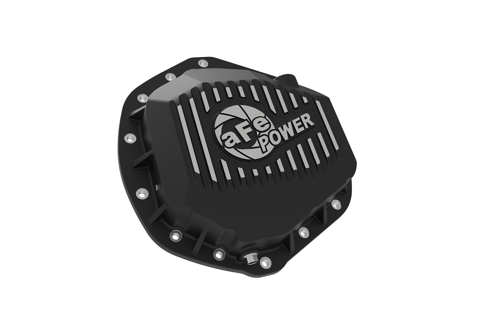Pro Series Rear Differential Cover Black w/ Machined Fins Dodge Trucks 2500/3500 03-18 aFe Power