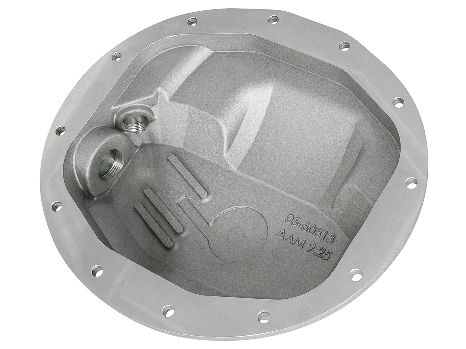 Street Series Front Differential Cover Raw w/ Machined Fins Dodge Trucks 2500/3500 13-23 (Aam 9.25-12) aFe Power