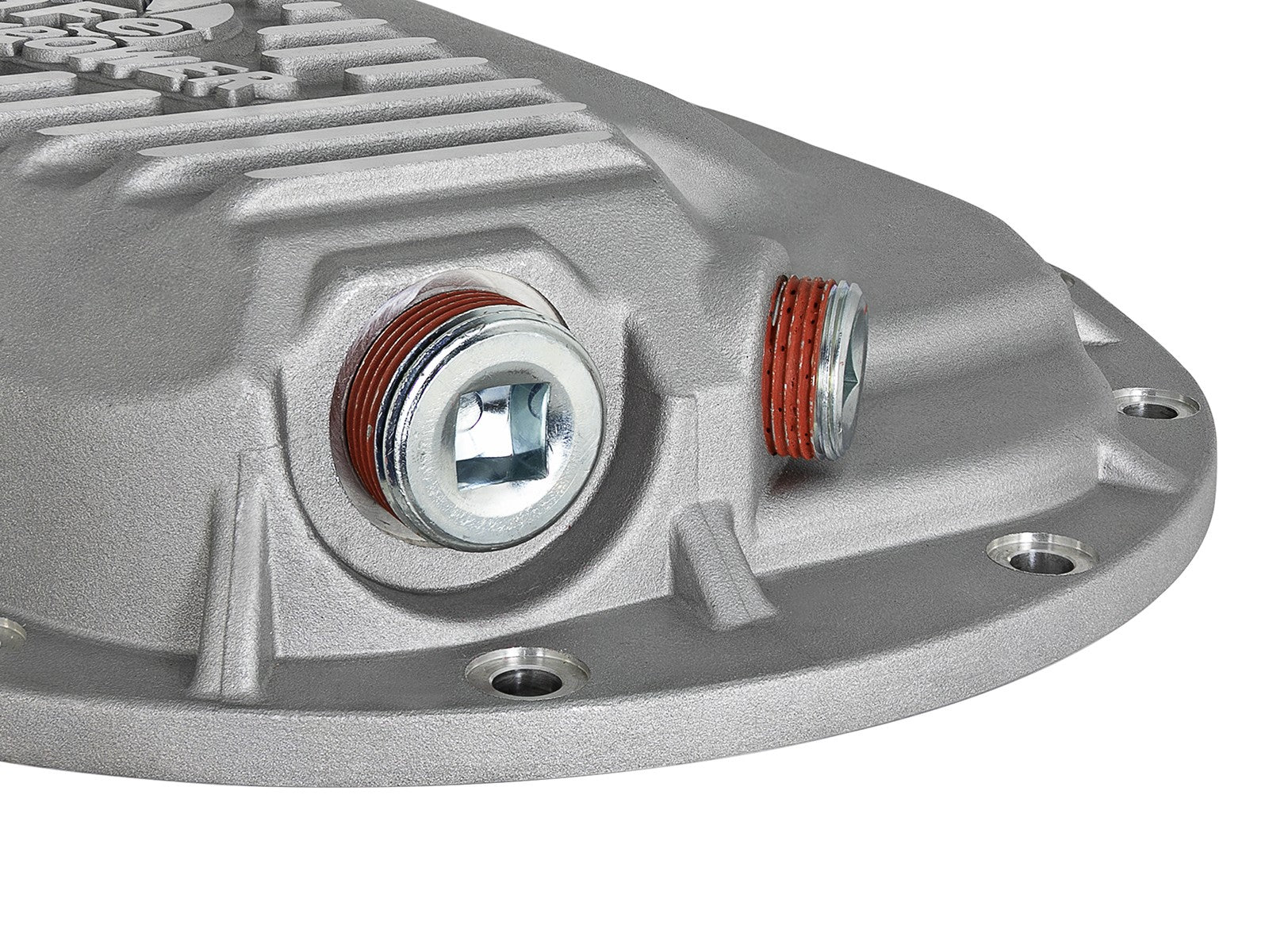 Street Series Front Differential Cover Raw w/ Machined Fins Dodge Trucks 2500/3500 13-23 (Aam 9.25-12) aFe Power