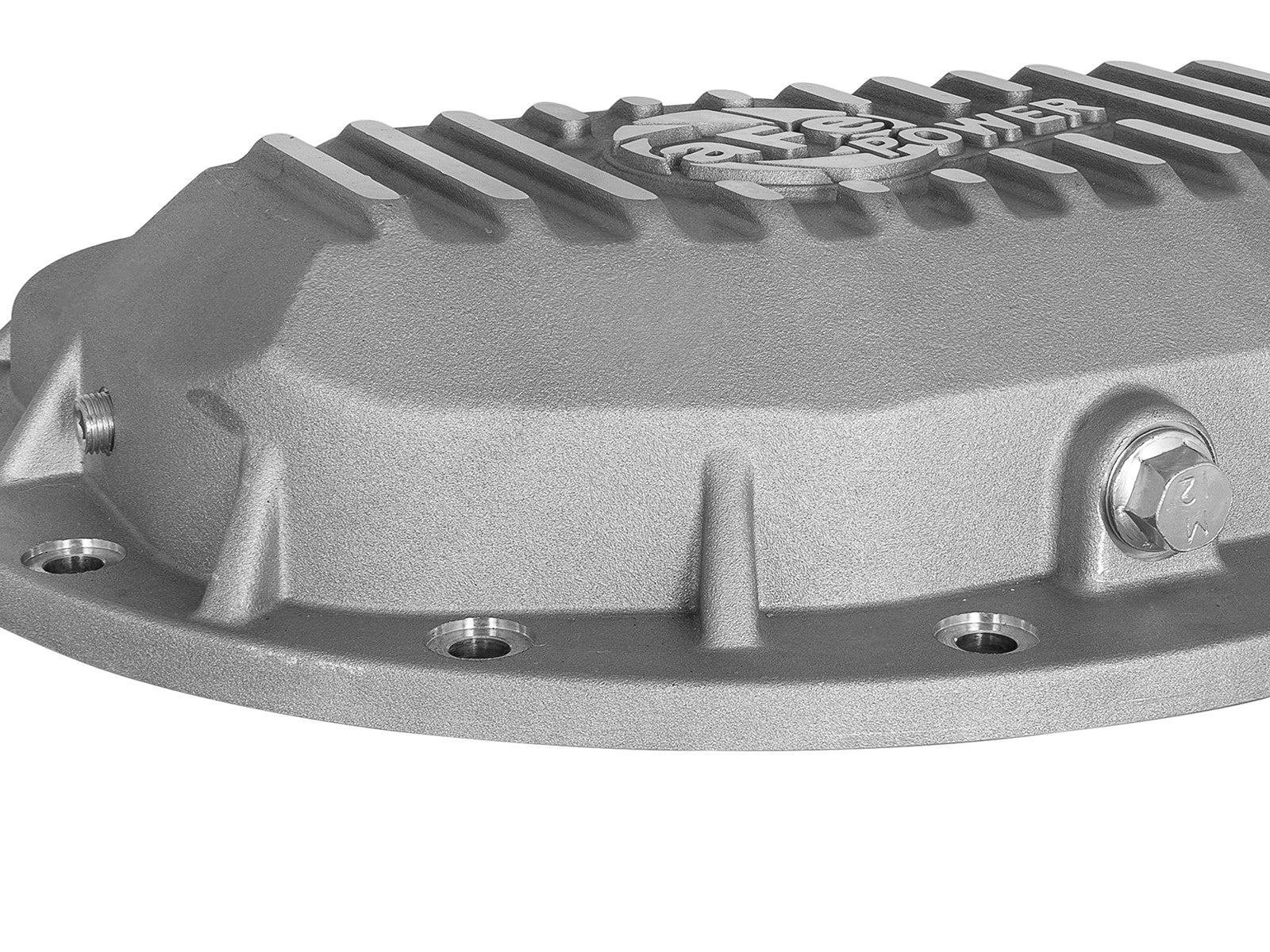 Street Series Front Differential Cover Raw w/ Machined Fins Dodge Trucks 2500/3500 13-23 (Aam 9.25-12) aFe Power