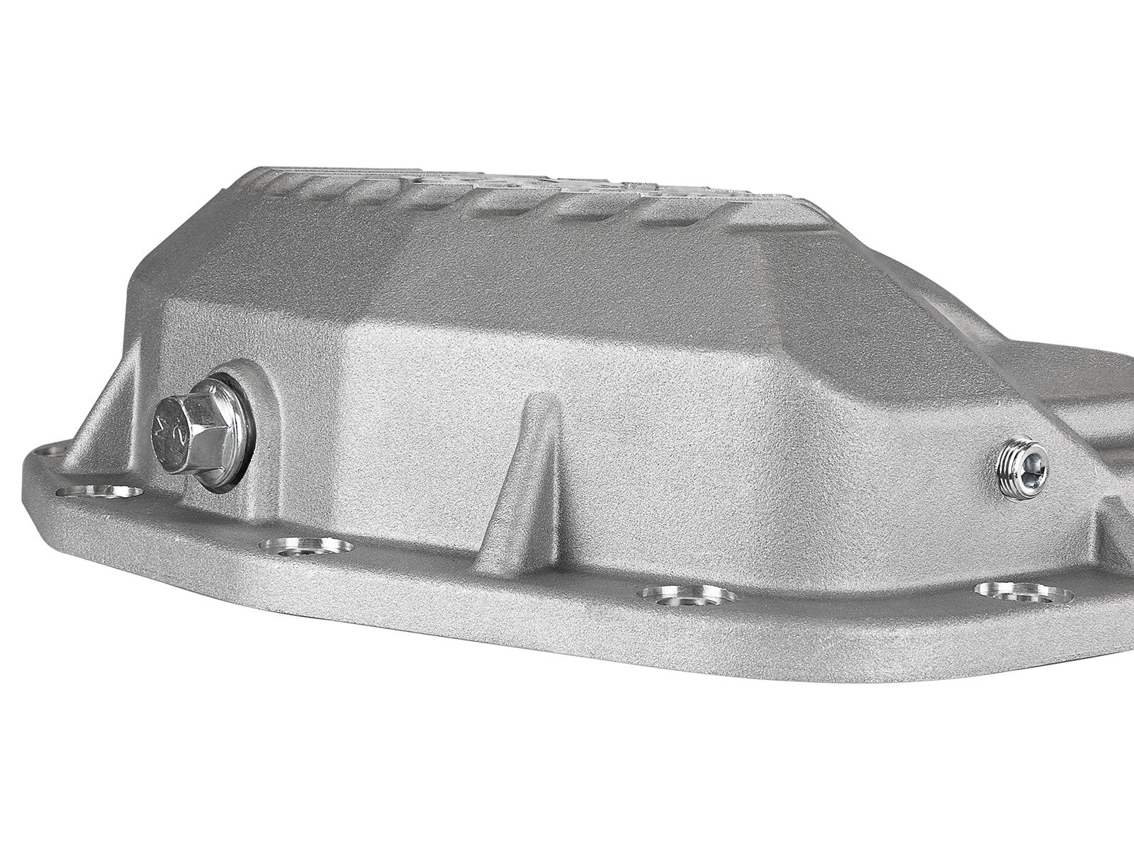 Street Series Front Differential Cover Raw Finish w/ Machined Fins Jeep Wrangler (Jl) 18-23/ Gladiator (Jt) 20-23 (Dana M210) aFe Power