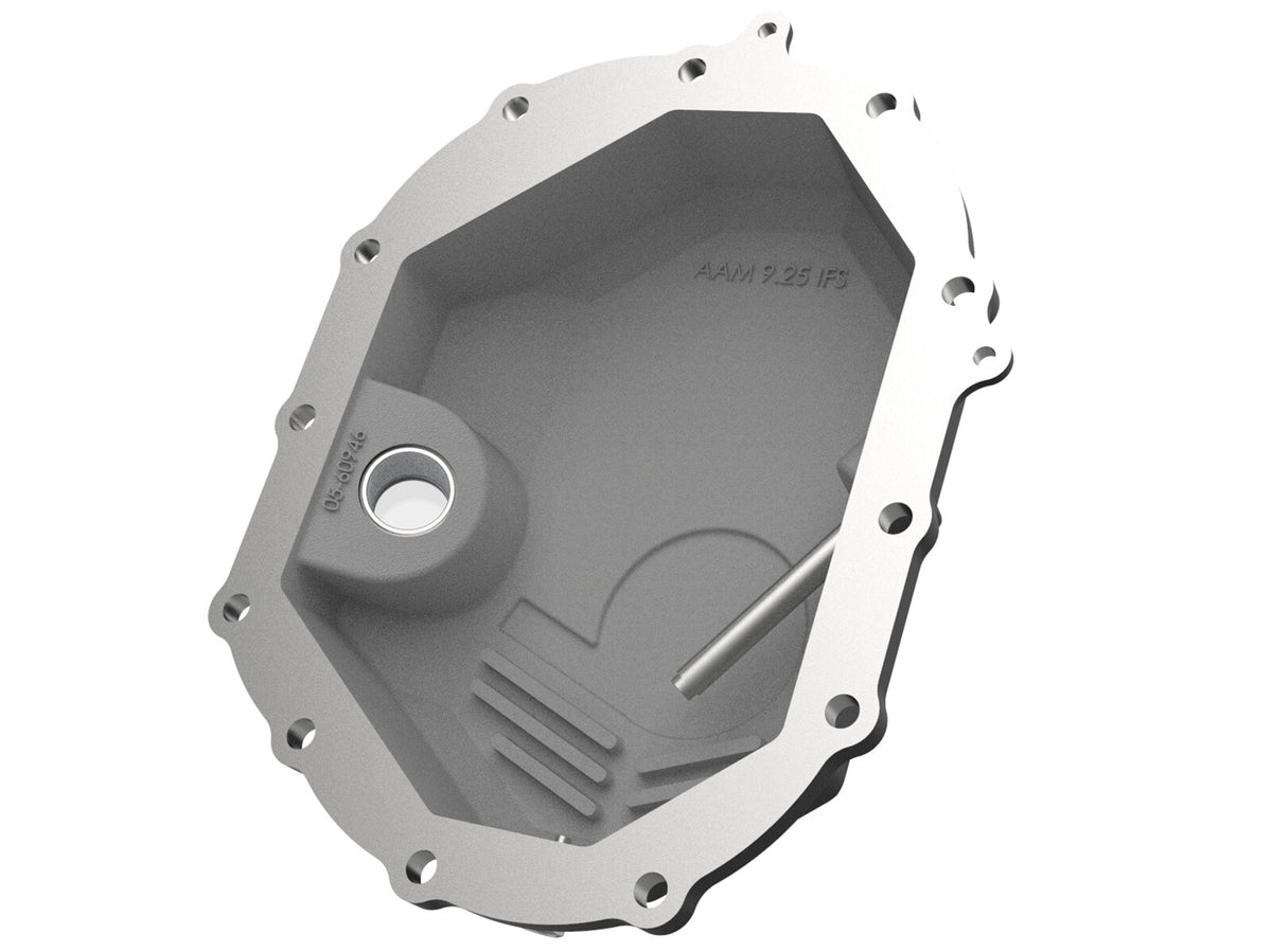 Pro Series Front Differential Cover Black w/ Machined Fins GM 2500/3500 11-20 V8-6.0L/6.6L (Aam 9.25) aFe Power
