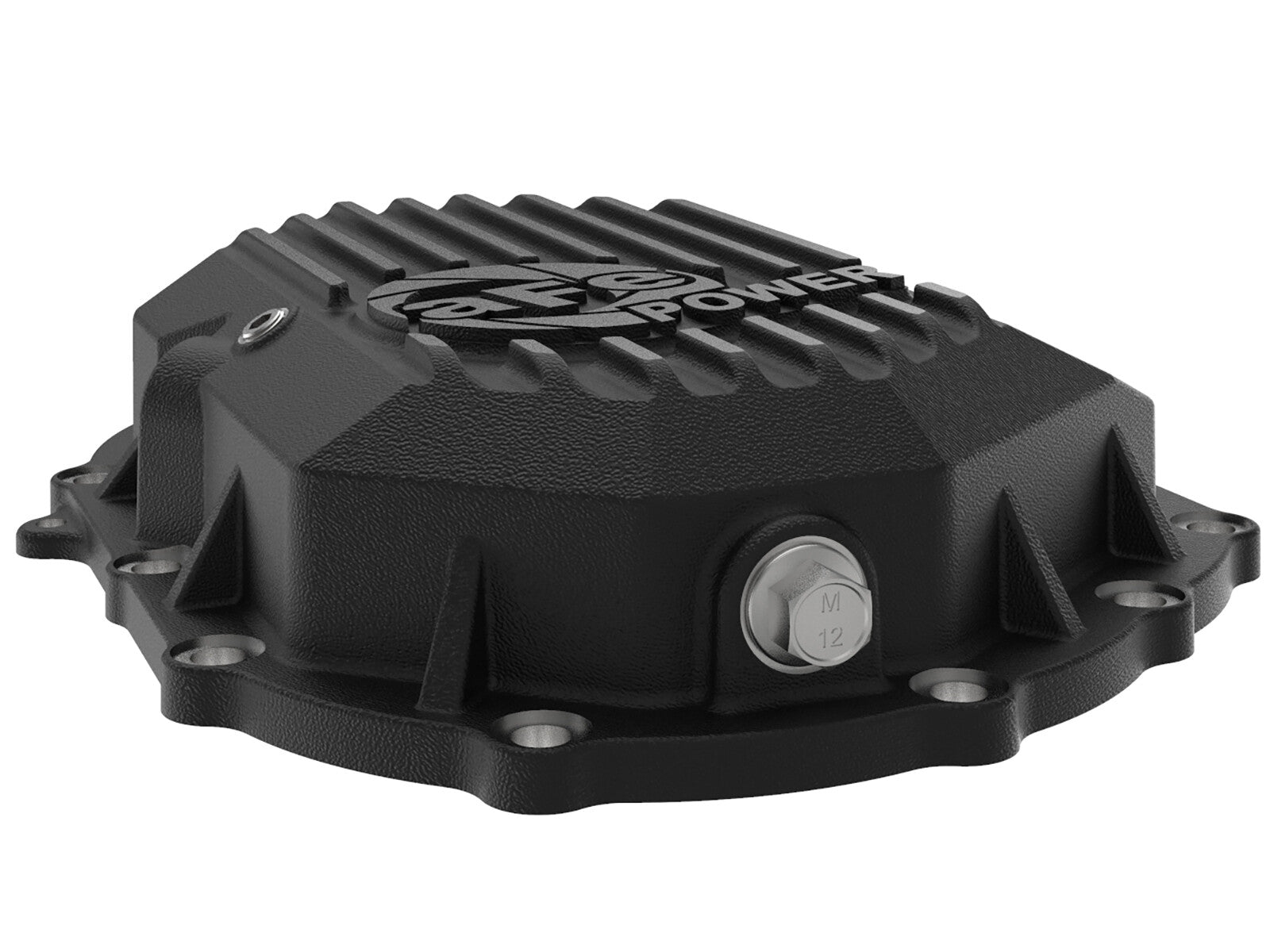 Pro Series Front Differential Cover Black w/ Machined Fins GM 2500/3500 11-20 V8-6.0L/6.6L (Aam 9.25) aFe Power