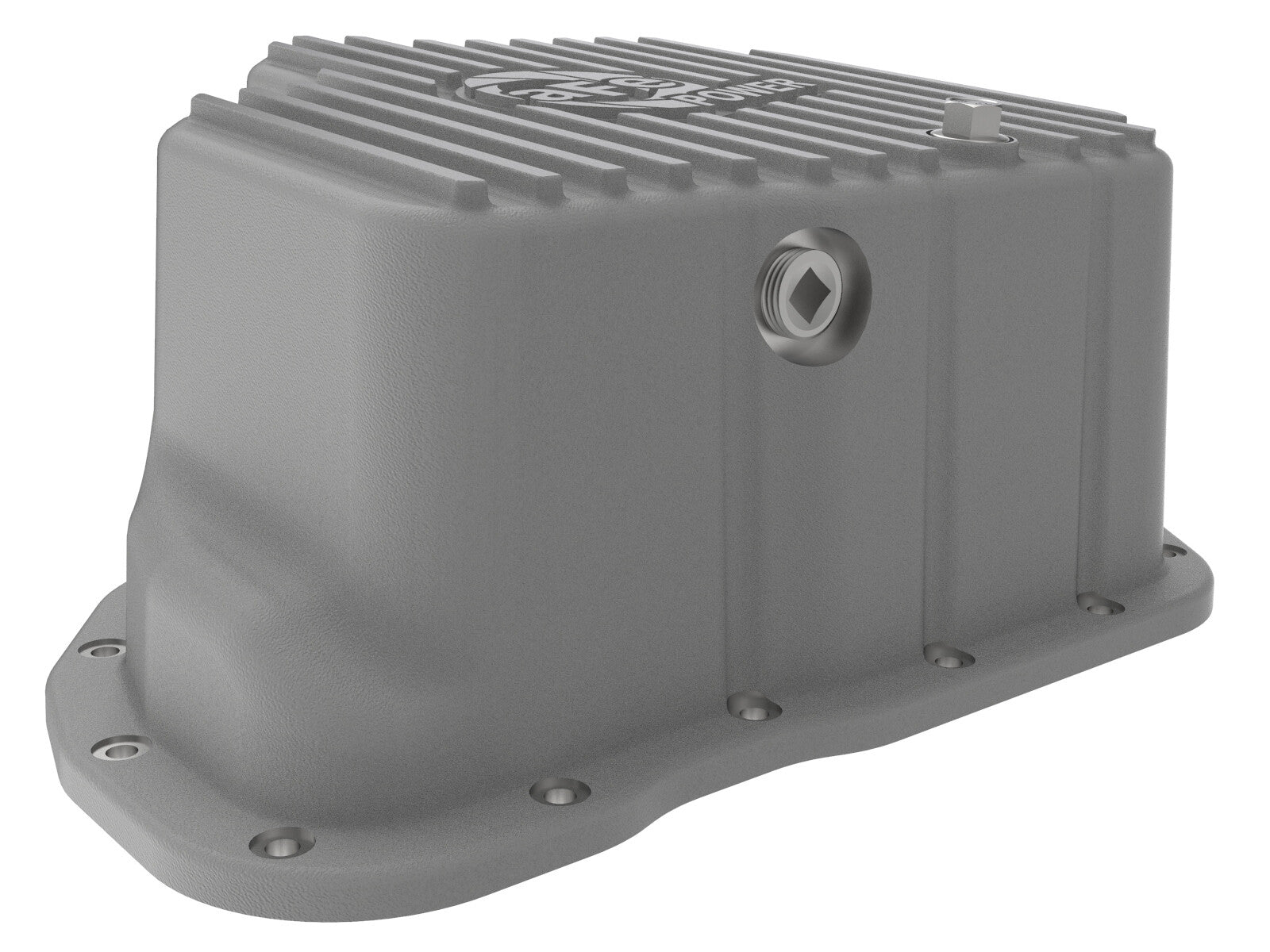 Street Series Engine Oil Pan Raw w/ Machined Fins GM Diesel Trucks 11-16 V8-6.6L (td) Lml aFe Power