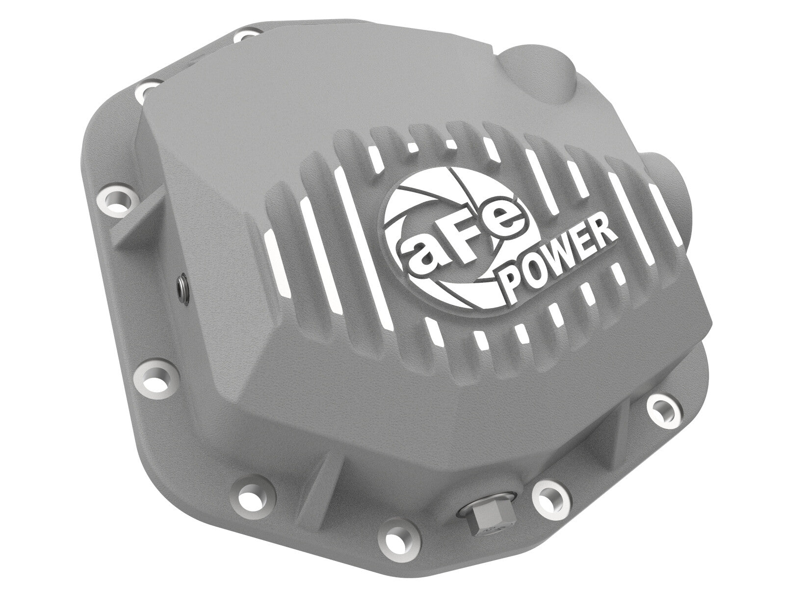 Street Series Rear Differential Cover Raw w/ Machined Fins Jeep Wrangler (Jl) 18-23 (Dana M200) aFe Power