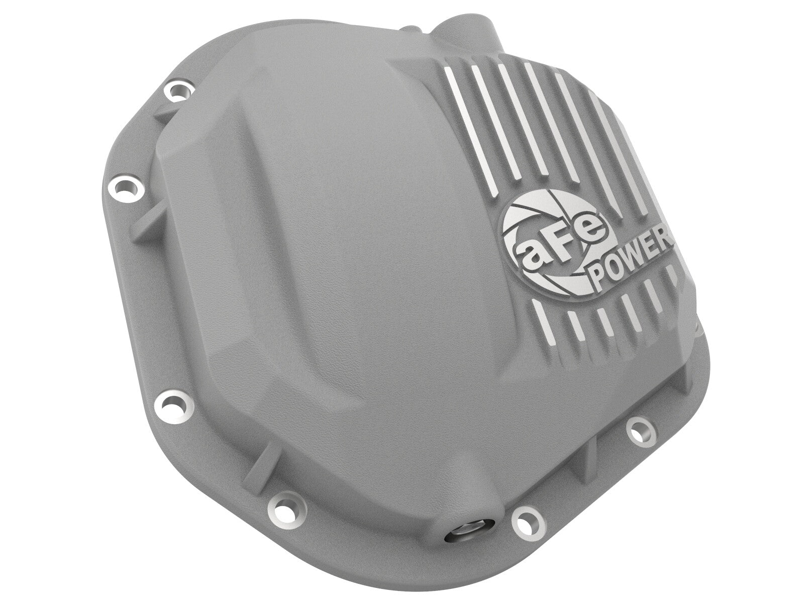 Street Series Dana 60 Front Differential Cover Raw w/ Machined Fins Ford F-250/F-350 99-23 (Dana 50 / Dana 60 / Dana 61 Axles) aFe Power
