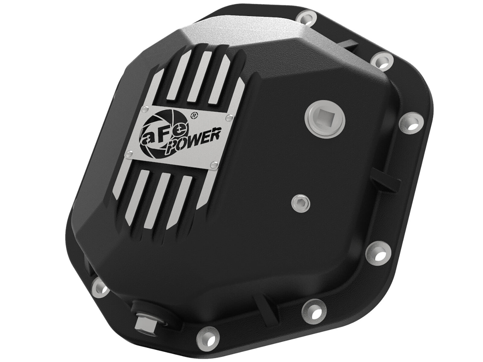 Pro Series Dana 44 Rear Differential Cover Black w/ Machined Fins Jeep Wrangler (TJ/JK) 97-18 aFe Power