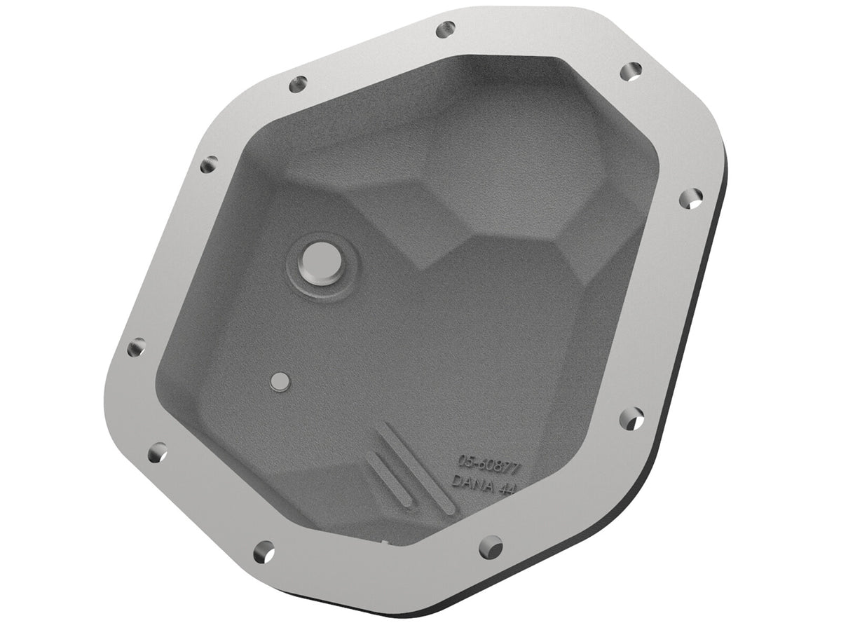 Pro Series Dana 44 Rear Differential Cover Black w/ Machined Fins Jeep Wrangler (TJ/JK) 97-18 aFe Power