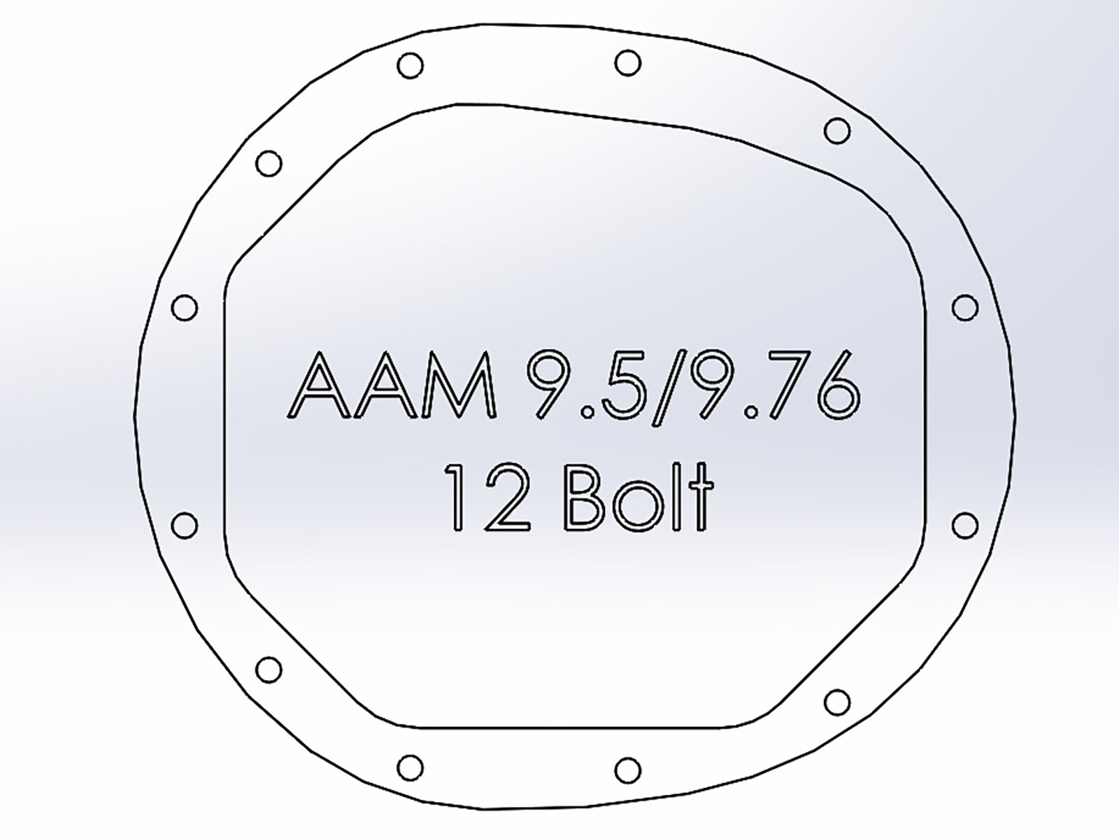 Street Series Aam 9.5/9.76 Rear Differential Cover Raw w/ Machined Fins GM Silverado/Sierra 1500 14-23 (Aam 9.5/9.76) aFe Power