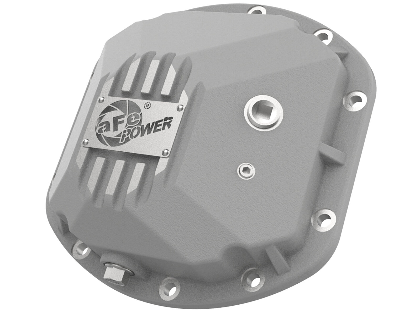 Street Series Dana 30 Front Differential Cover Raw w/ Machined Fins Jeep Wrangler (TJ/JK) 97-18 aFe Power