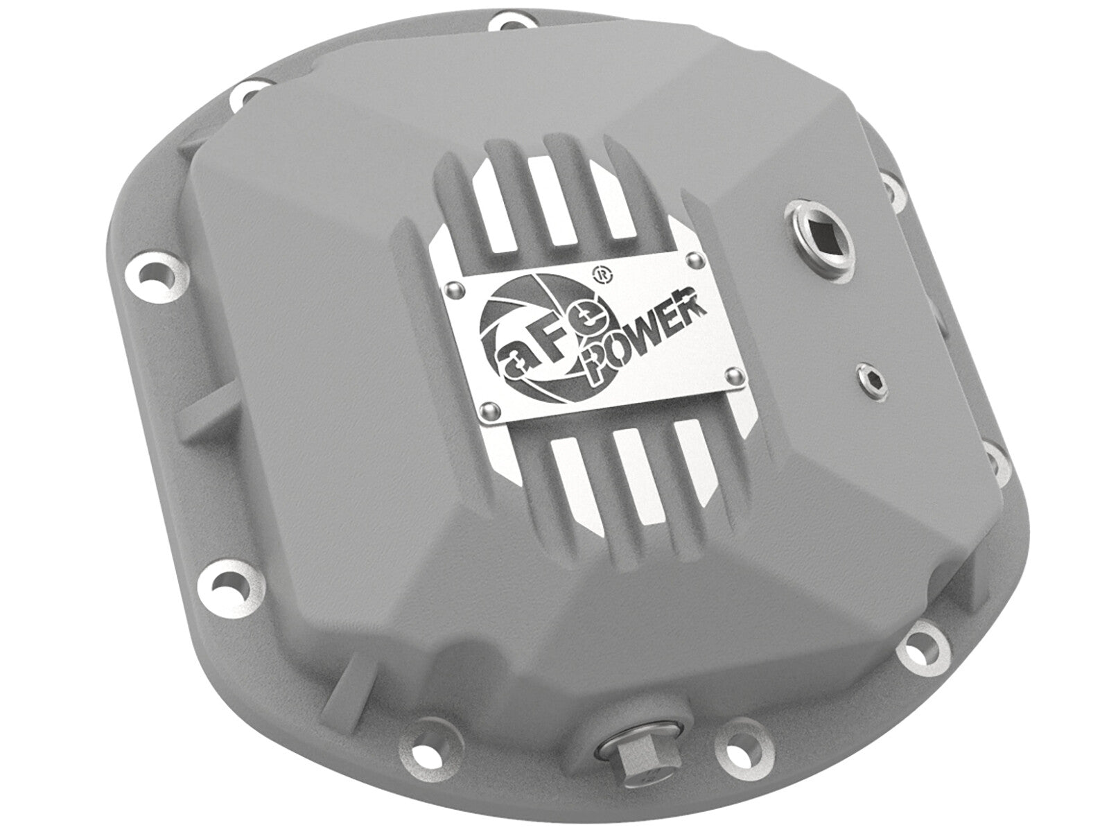 Street Series Dana 30 Front Differential Cover Raw w/ Machined Fins Jeep Wrangler (TJ/JK) 97-18 aFe Power