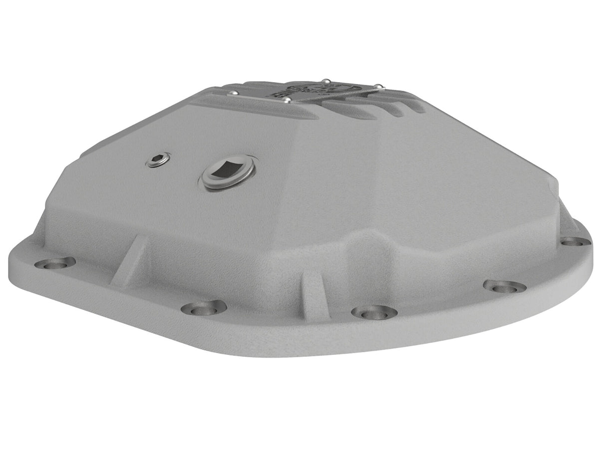 Street Series Dana 30 Front Differential Cover Raw w/ Machined Fins Jeep Wrangler (TJ/JK) 97-18 aFe Power