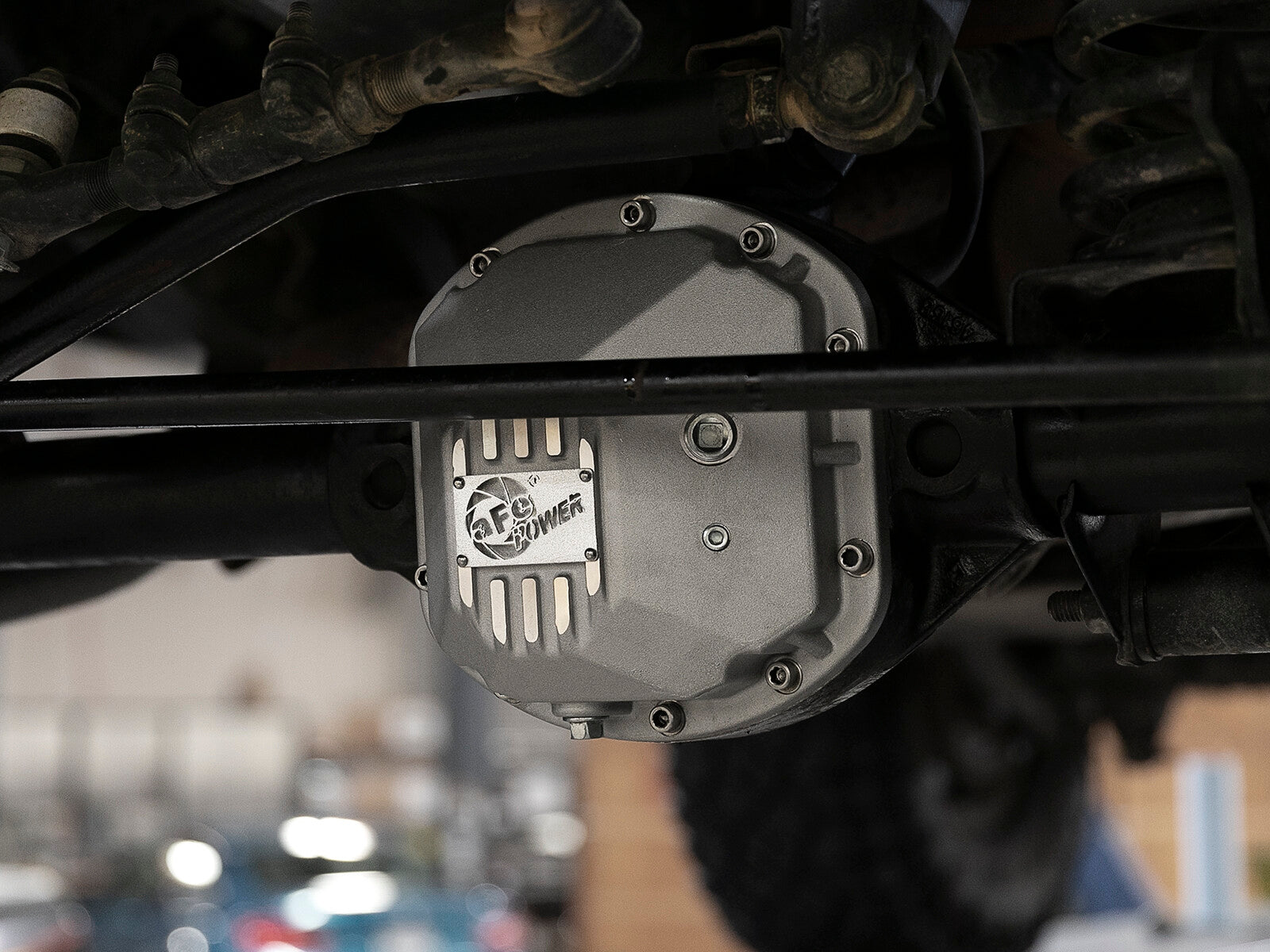 Street Series Dana 30 Front Differential Cover Raw w/ Machined Fins Jeep Wrangler (TJ/JK) 97-18 aFe Power