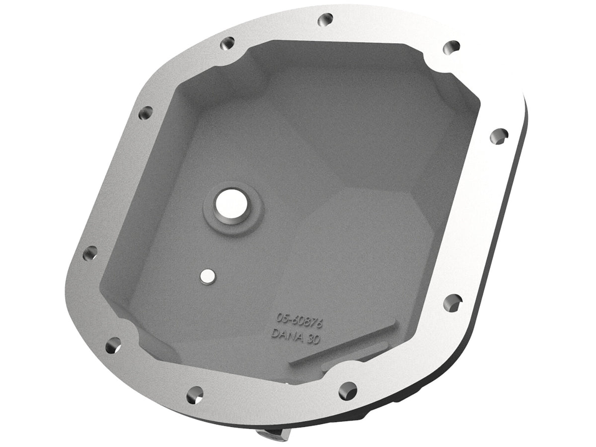 Pro Series Dana 30 Front Differential Cover Black w/ Machined Fins Jeep Wrangler (TJ/JK) 97-18 aFe Power