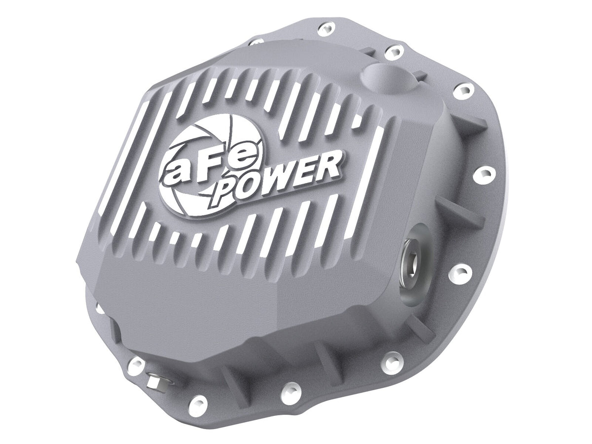 Street Series Rear Differential Cover Raw w/ Machined Fins Ram Trucks 19-26 L6/V8 (Aam 11.5/11.8/12.0-14) aFe Power